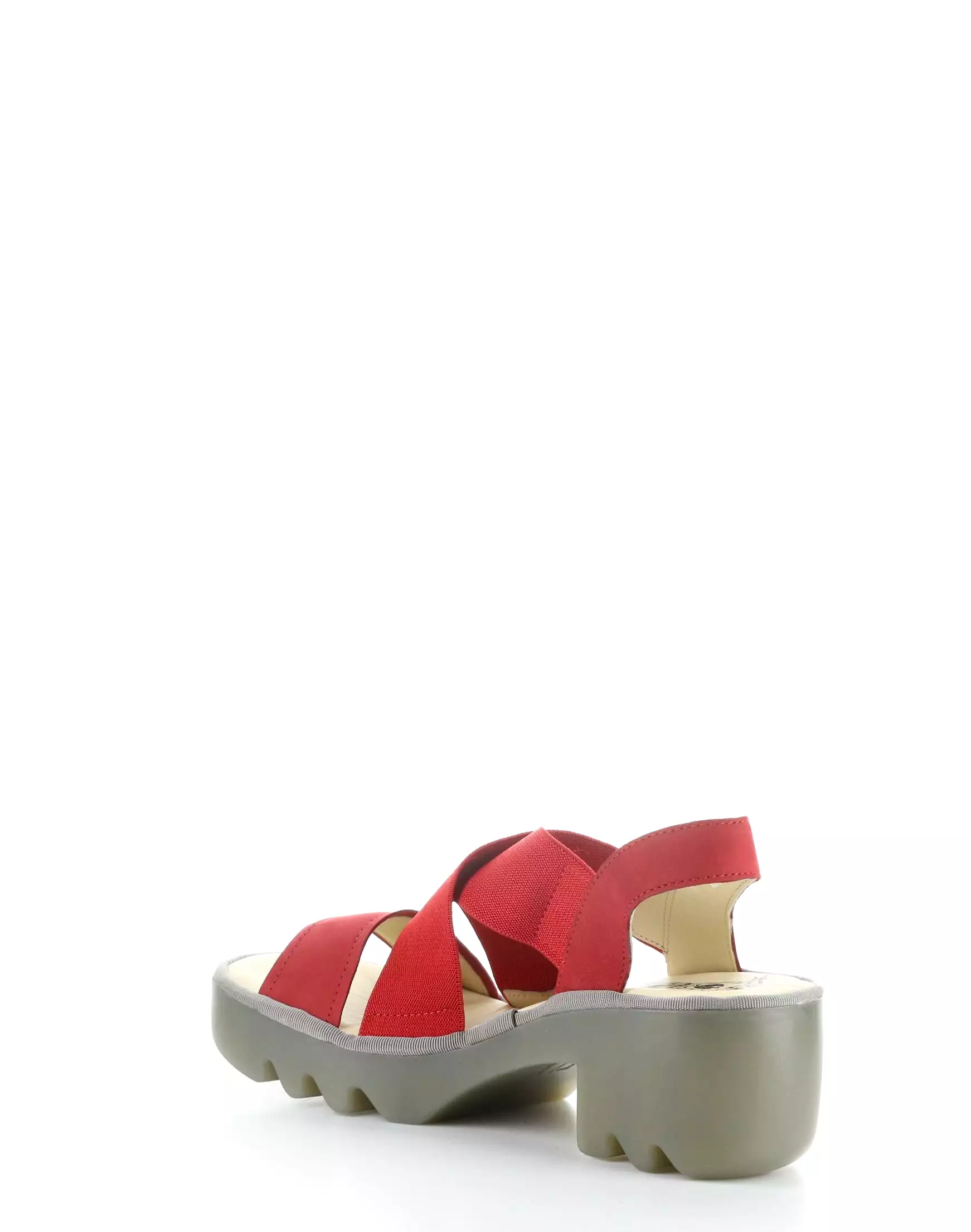 TAJI502FLY 005 Red Round Toe Sandals