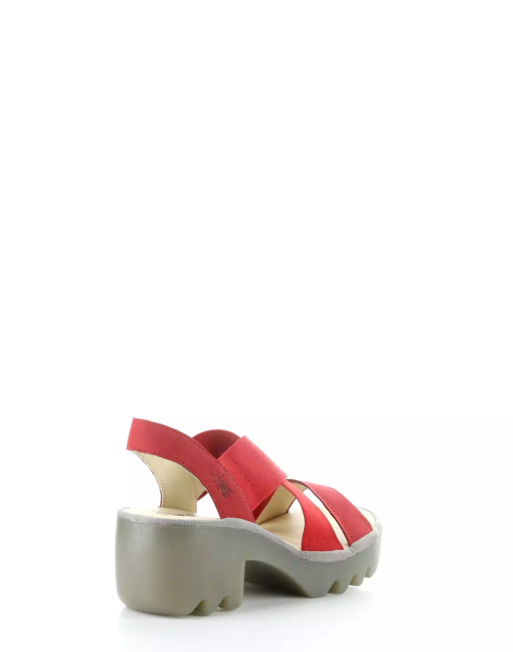 TAJI502FLY 005 Red Round Toe Sandals