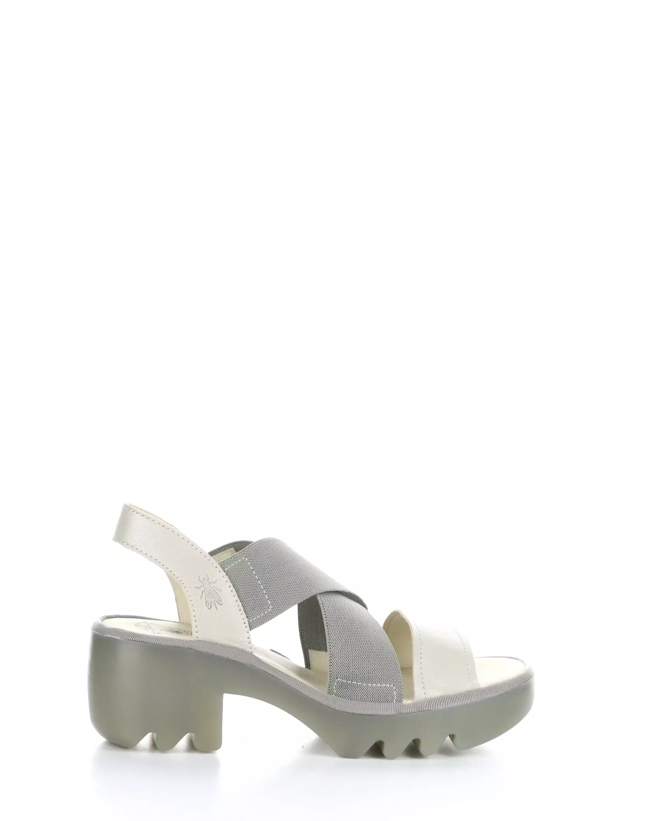 TAJI502FLY silver sandals with round toe