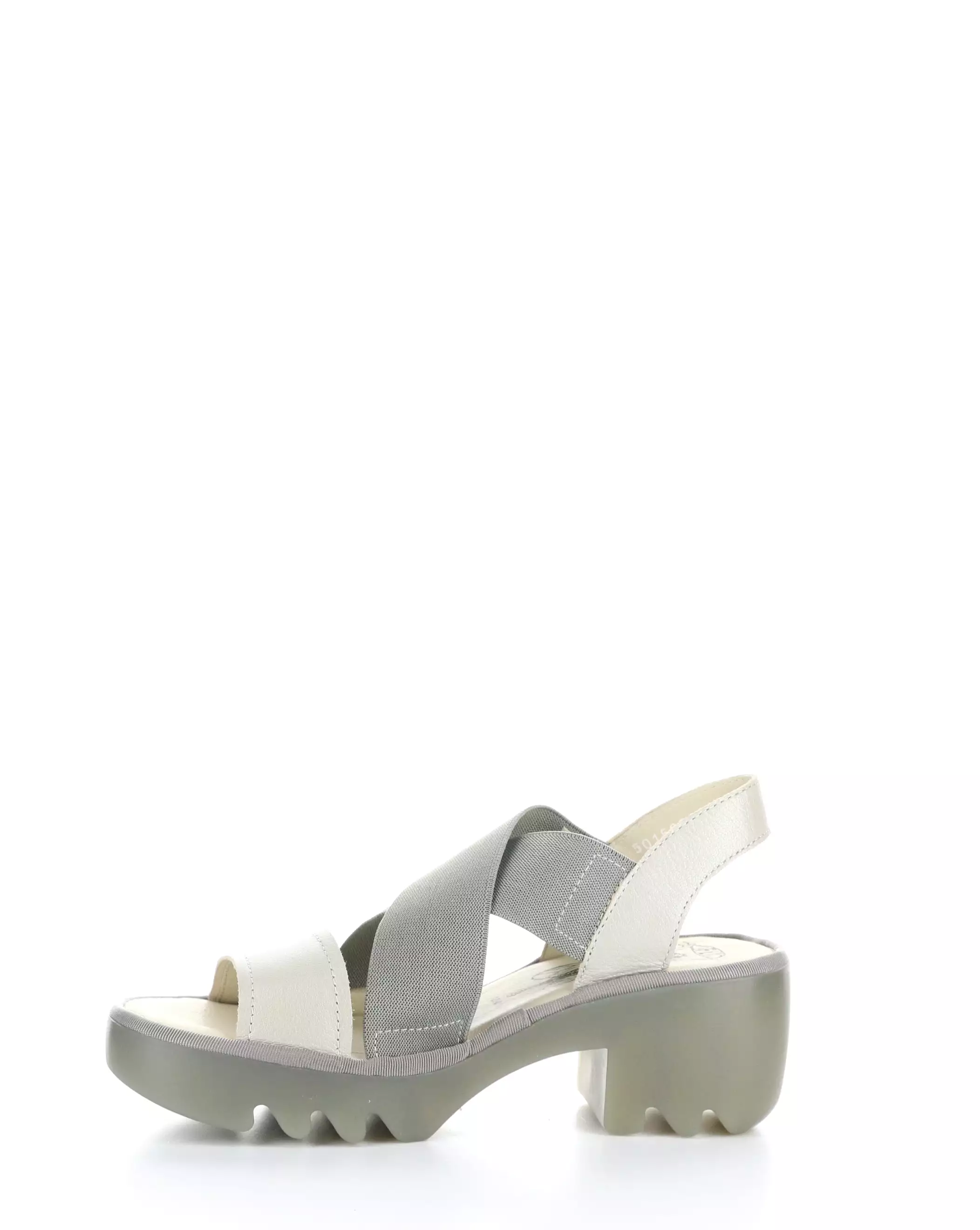 TAJI502FLY silver sandals with round toe