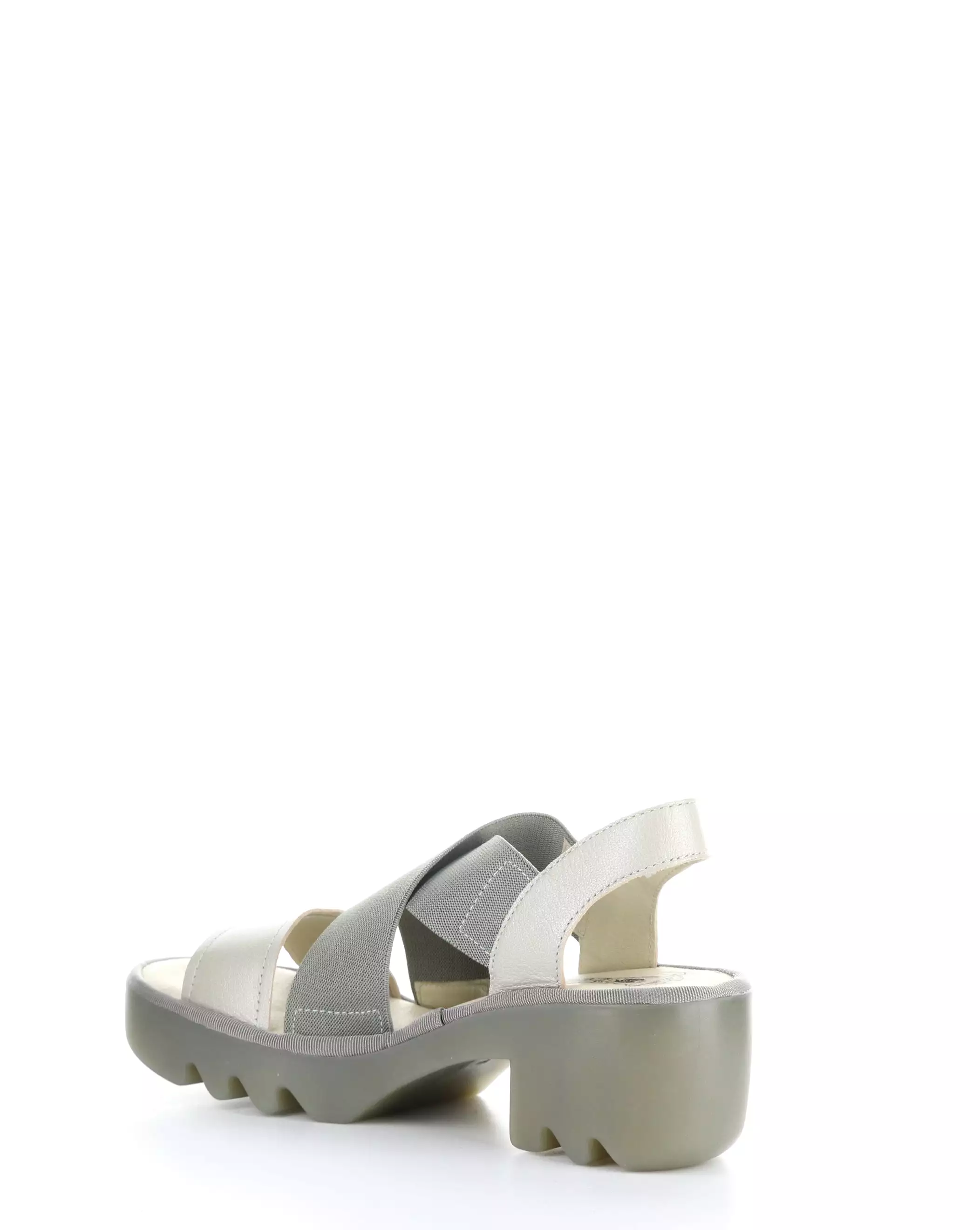 TAJI502FLY silver sandals with round toe