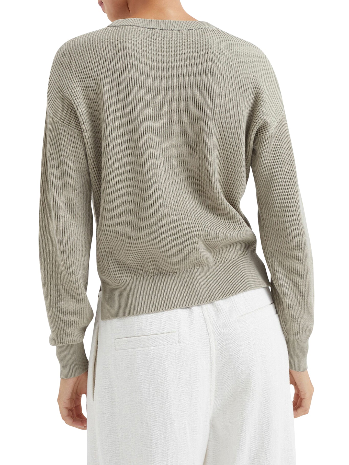 Textile knit pullover