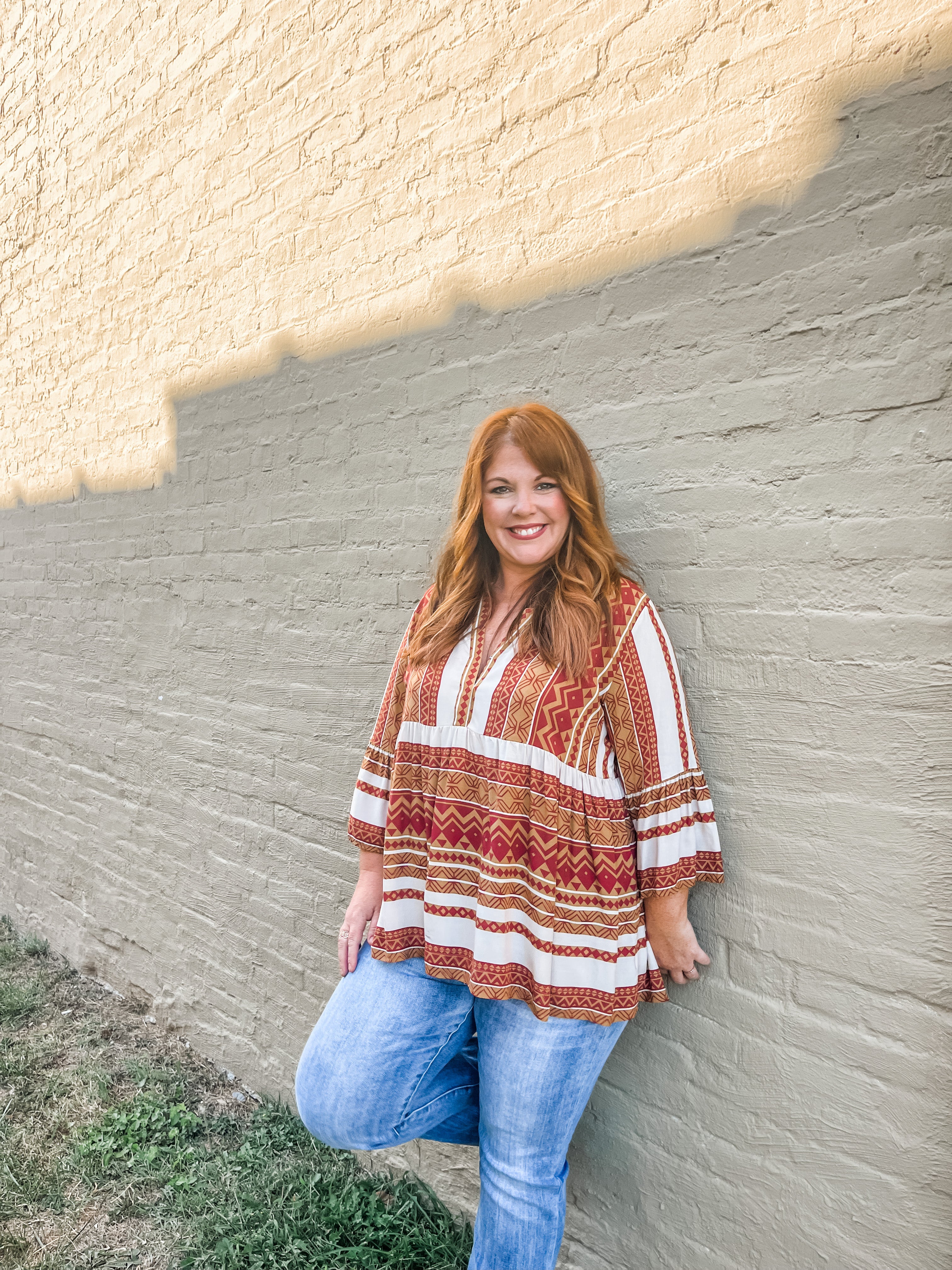 Thankful Aztec Tunic PLUS - Google SEO Friendly Result: Aztec Print Thankful Tunic Plus Size