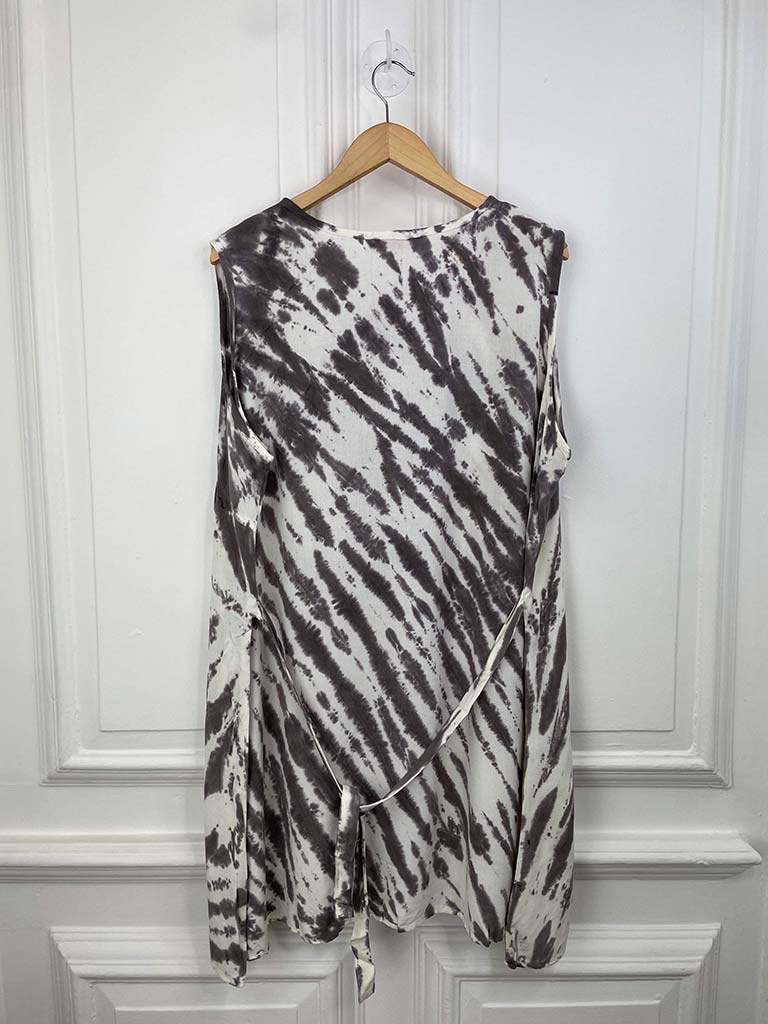 Tie Dye Sleeveless Tunic - Mink | Top Result: Mink Tie Dye Sleeveless Tunic.