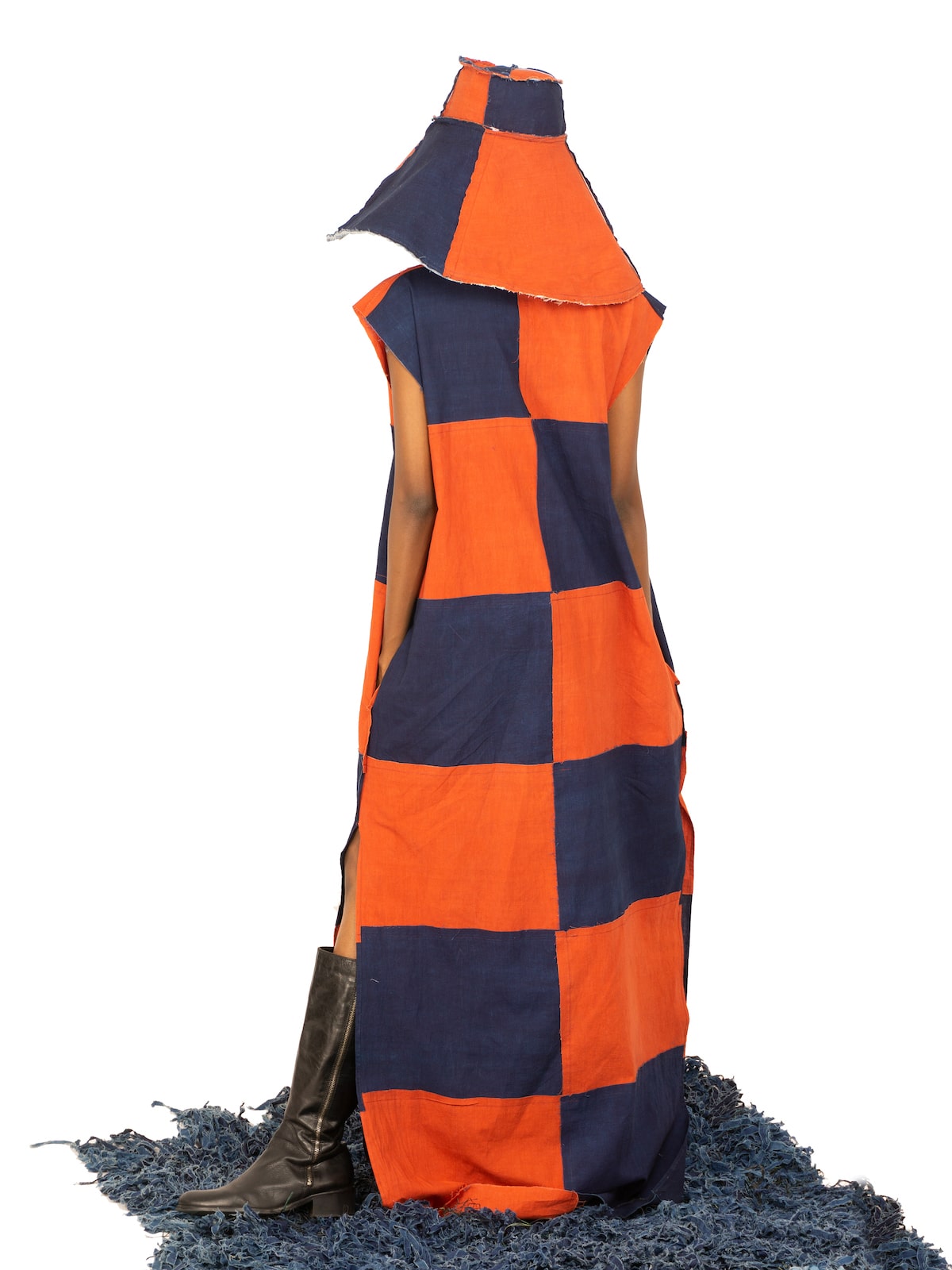 TIU x IAMISIGO Red & Indigo Tunic Dress - Best Price & Quality. Shop Now!