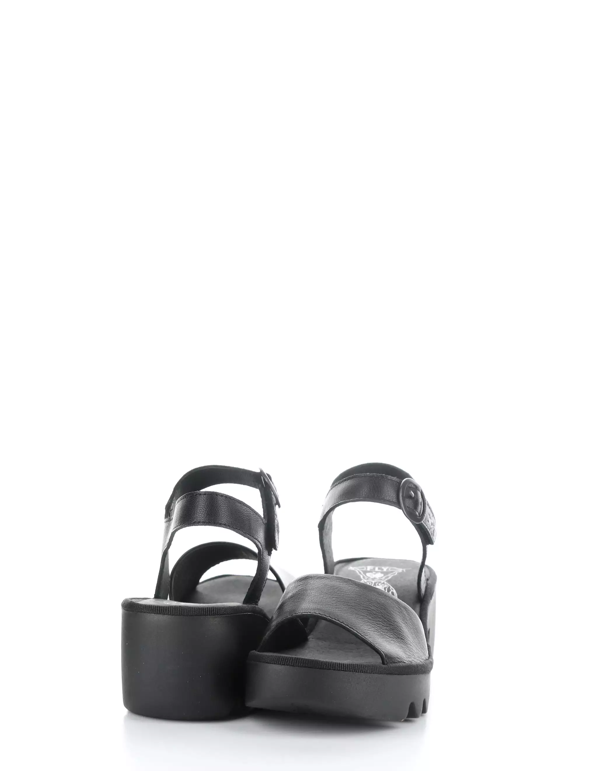 TULL503FLY 000 BLACK Adjustable Strap Sandals