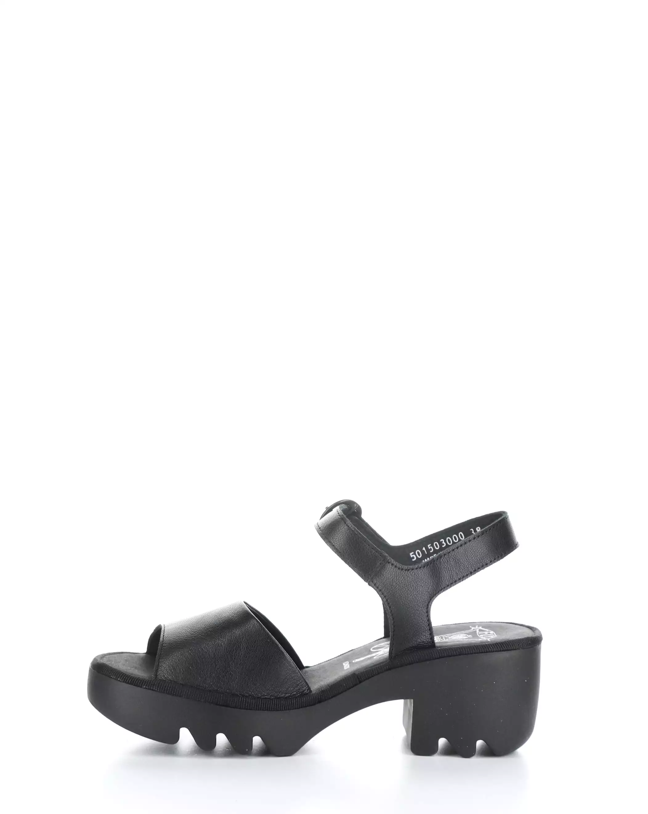 TULL503FLY 000 BLACK Adjustable Strap Sandals