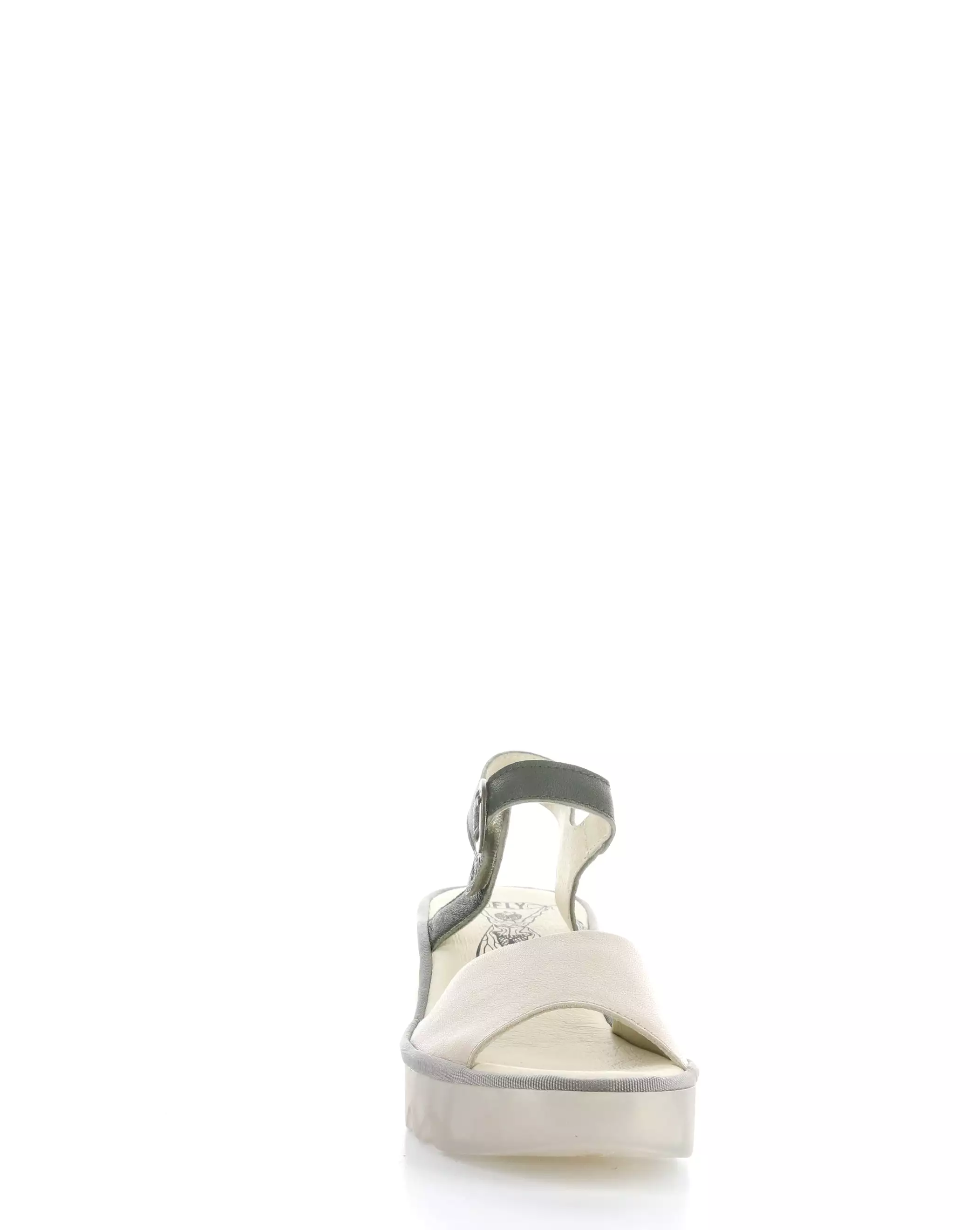 TULL503FLY 002 Taupe Khaki Velcro Sandals