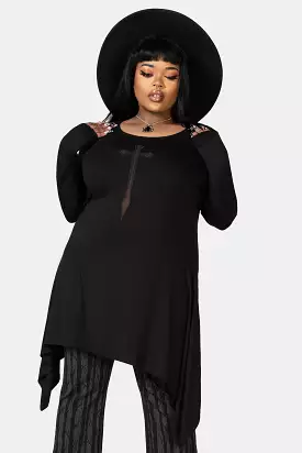 Tunic Top for Plus Sizes - Repent