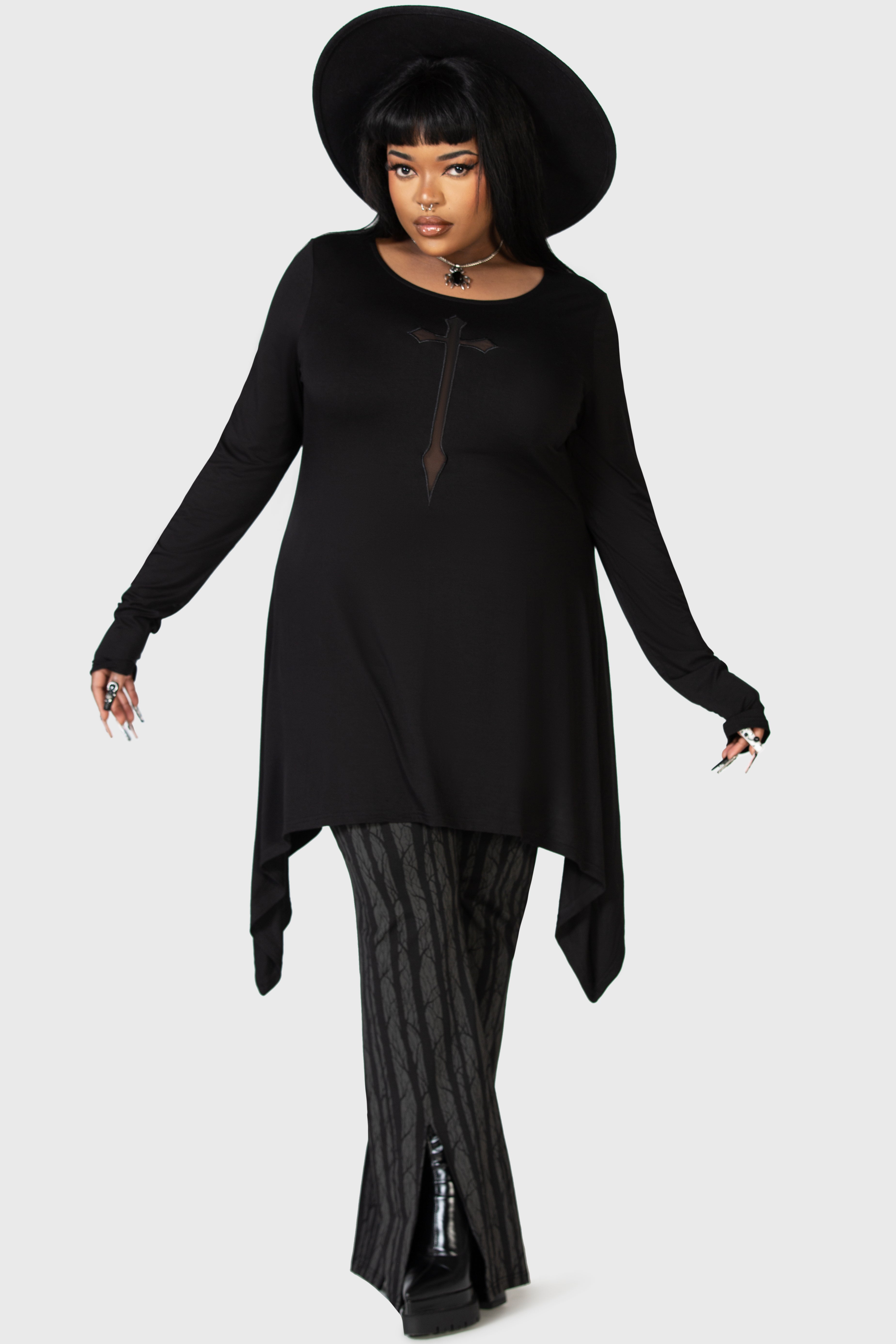 Tunic Top for Plus Sizes - Repent