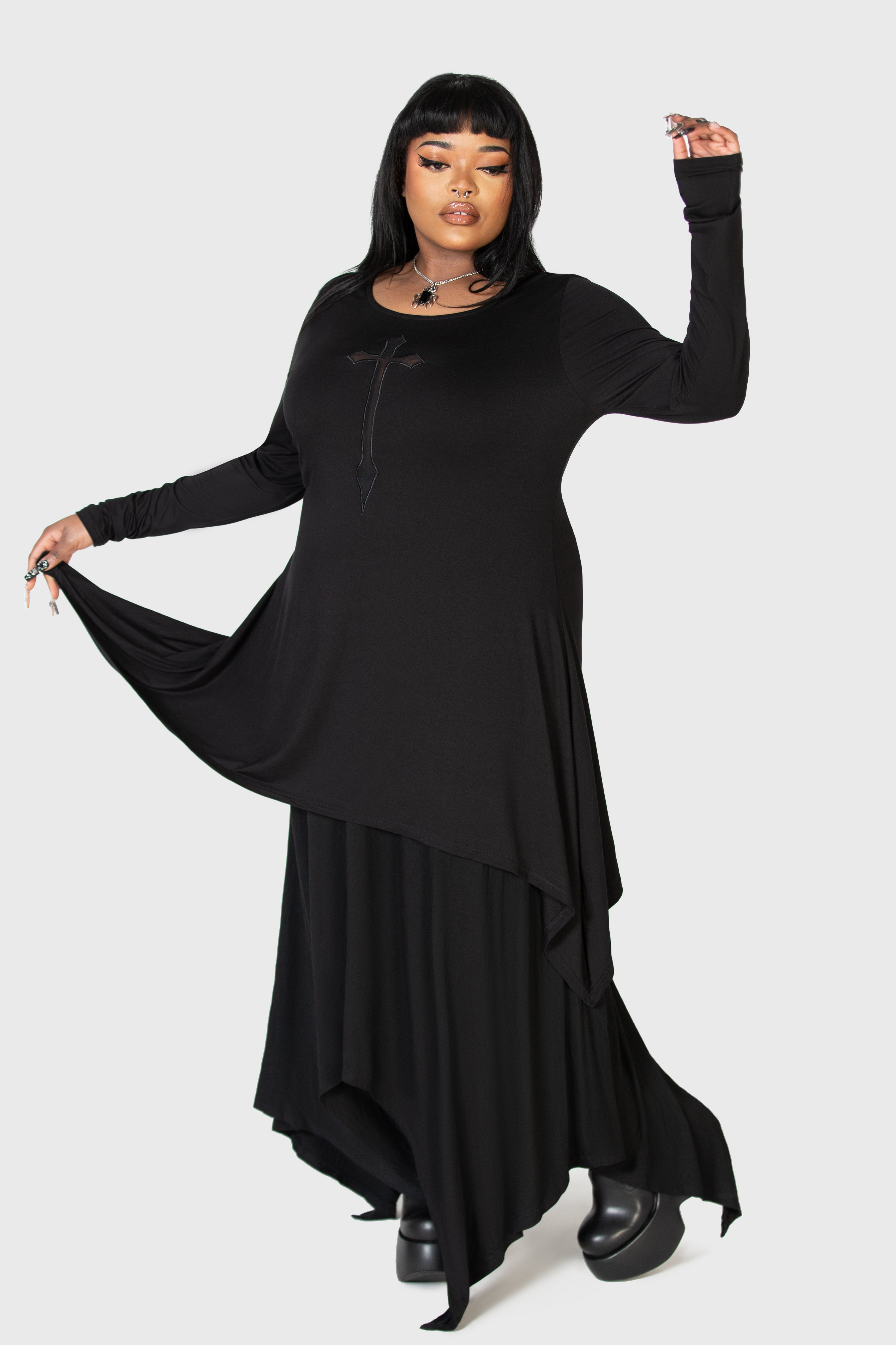 Tunic Top for Plus Sizes - Repent