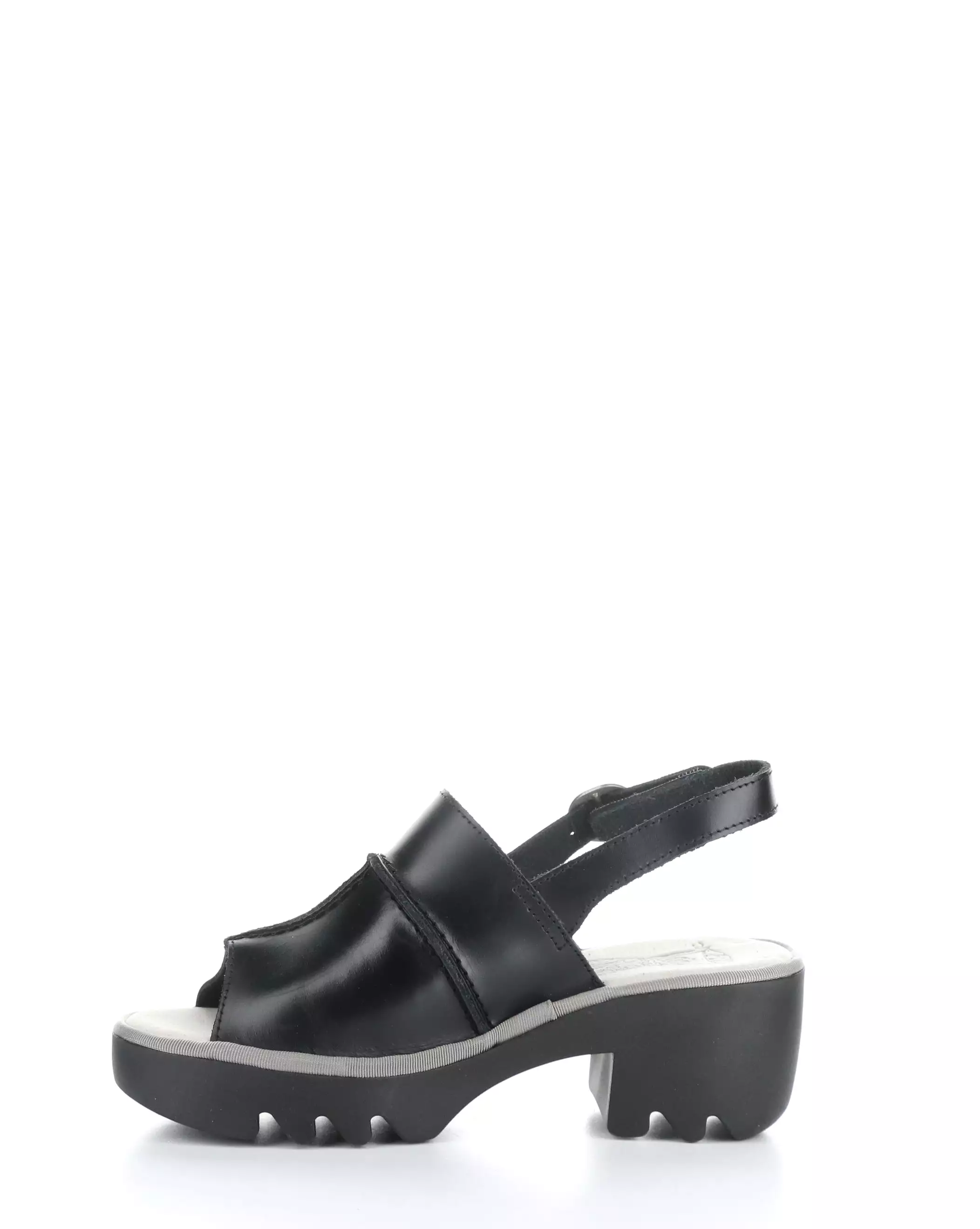 TUPI495FLY 000 BLACK Adjustable Strap Sandals