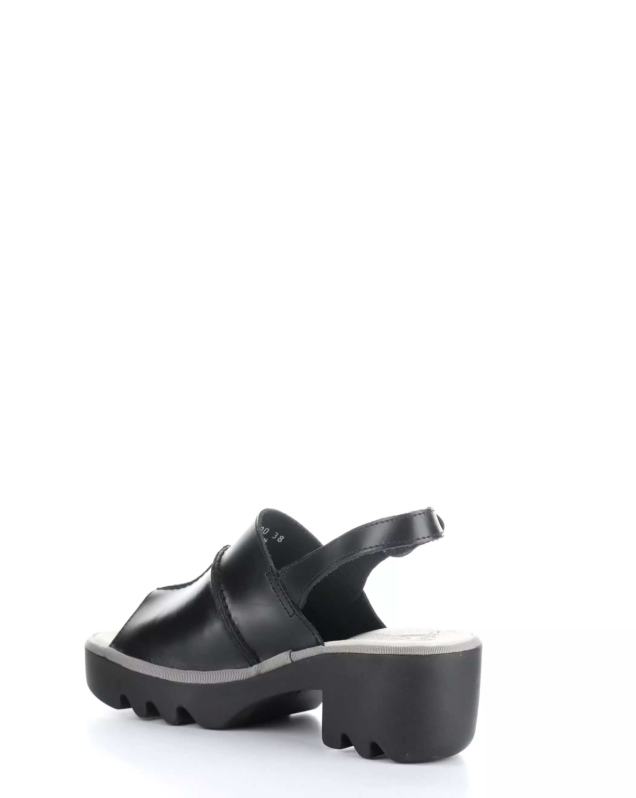 TUPI495FLY 000 BLACK Adjustable Strap Sandals