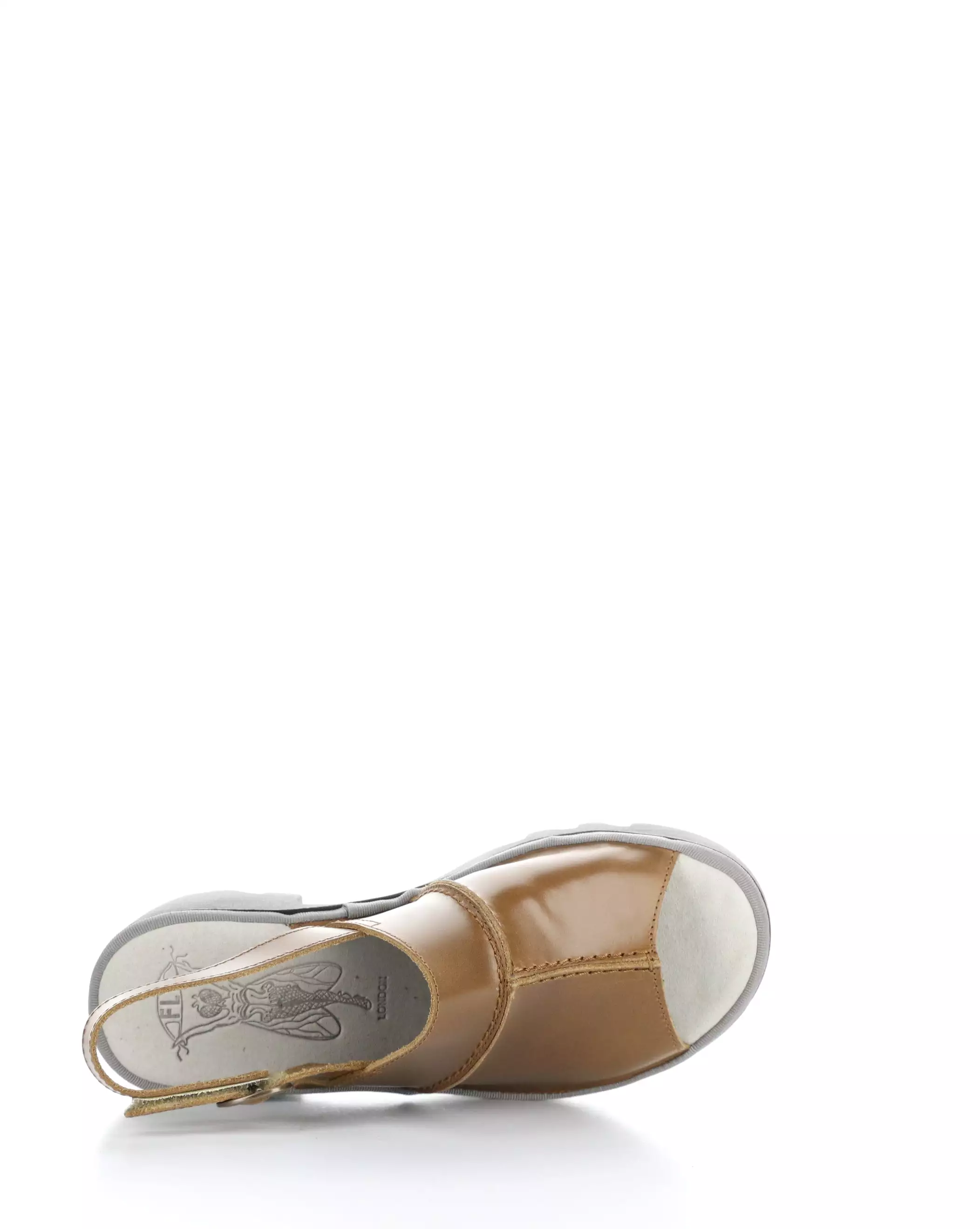 TUPI495FLY 001 CAMEL Sandals with Velcro Straps