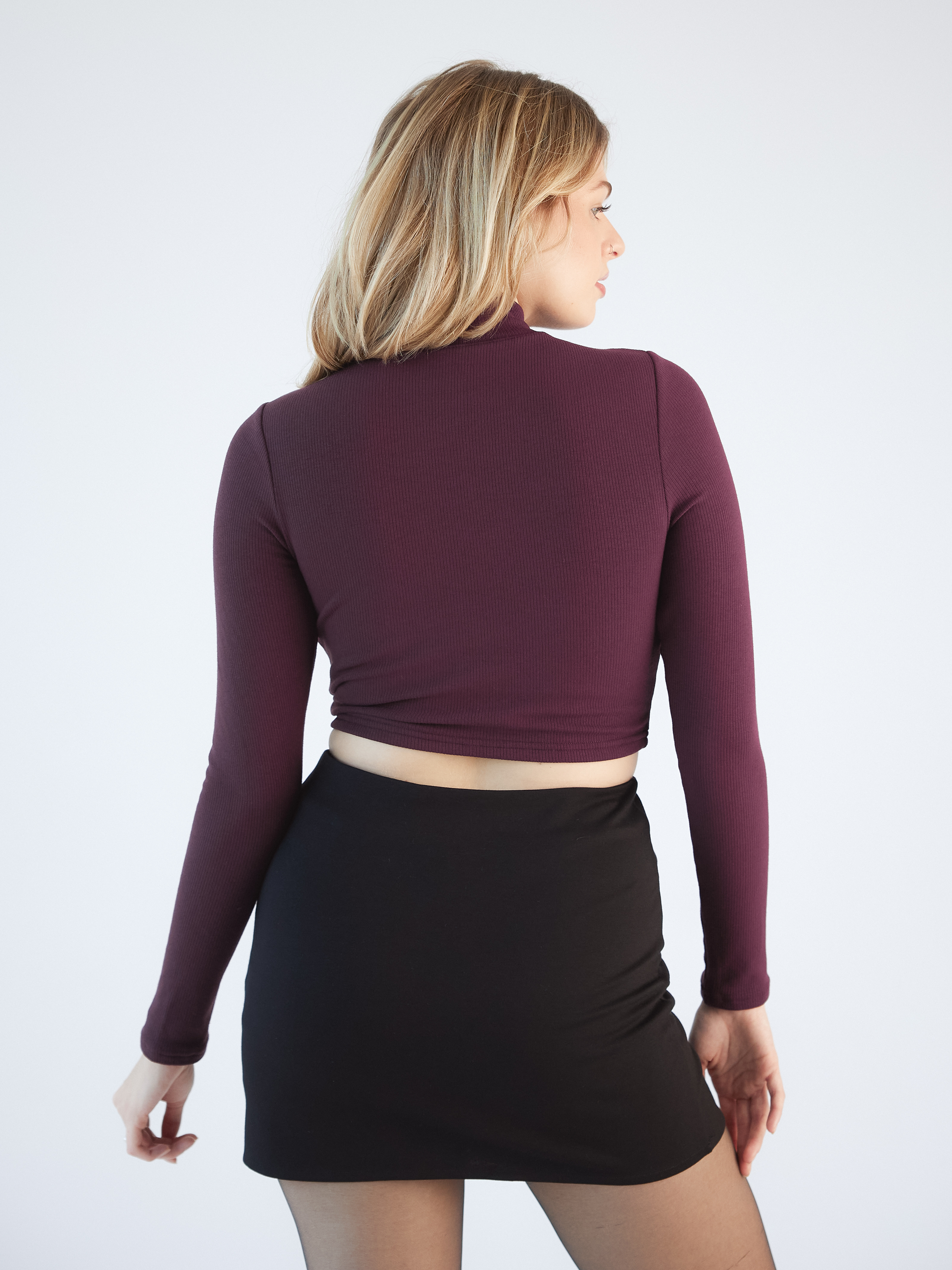 Turtleneck Long Sleeve Brami - Shop Now