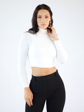 Turtleneck Long Sleeve Brami - Shop Now