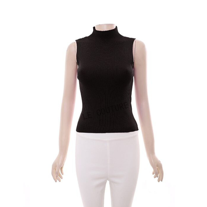 Turtleneck Sleeveless Top - Google SEO friendly result: Sleeveless Turtleneck