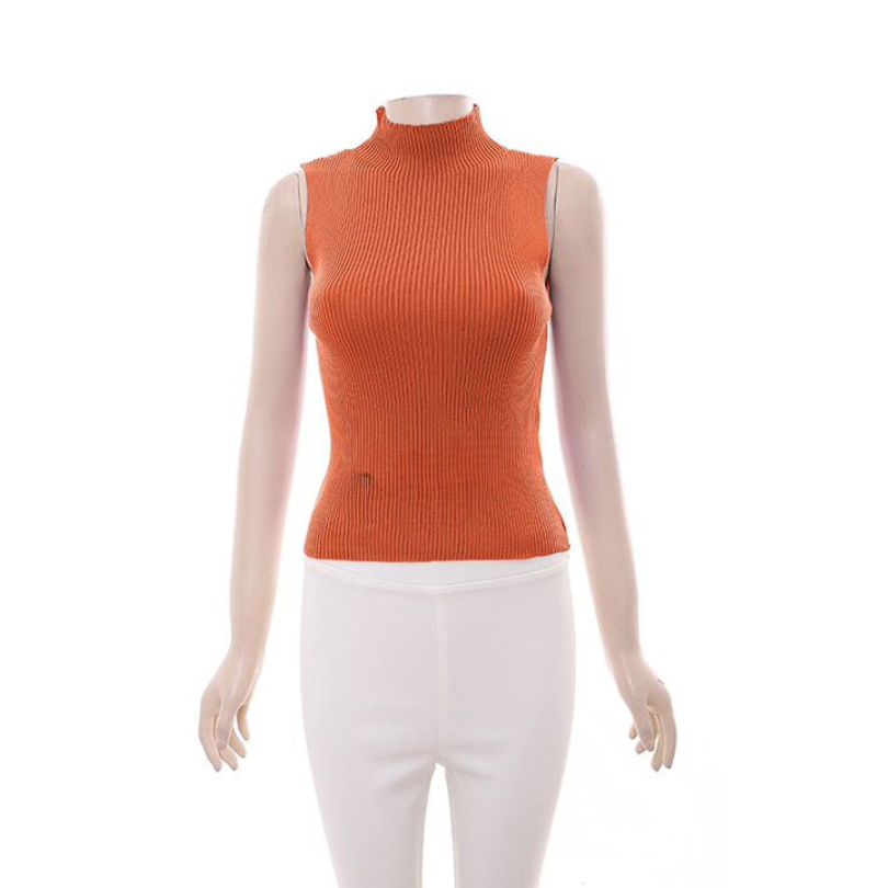 Turtleneck Sleeveless Top - Google SEO friendly result: Sleeveless Turtleneck