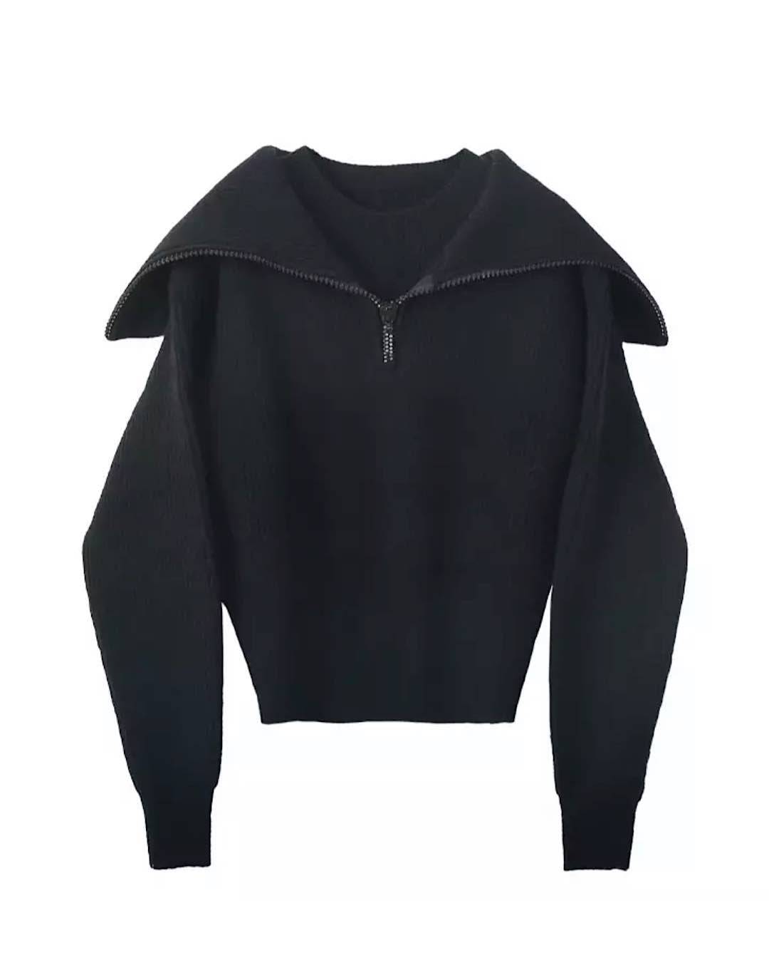 Two Piece Long Collar Sweater - Replica