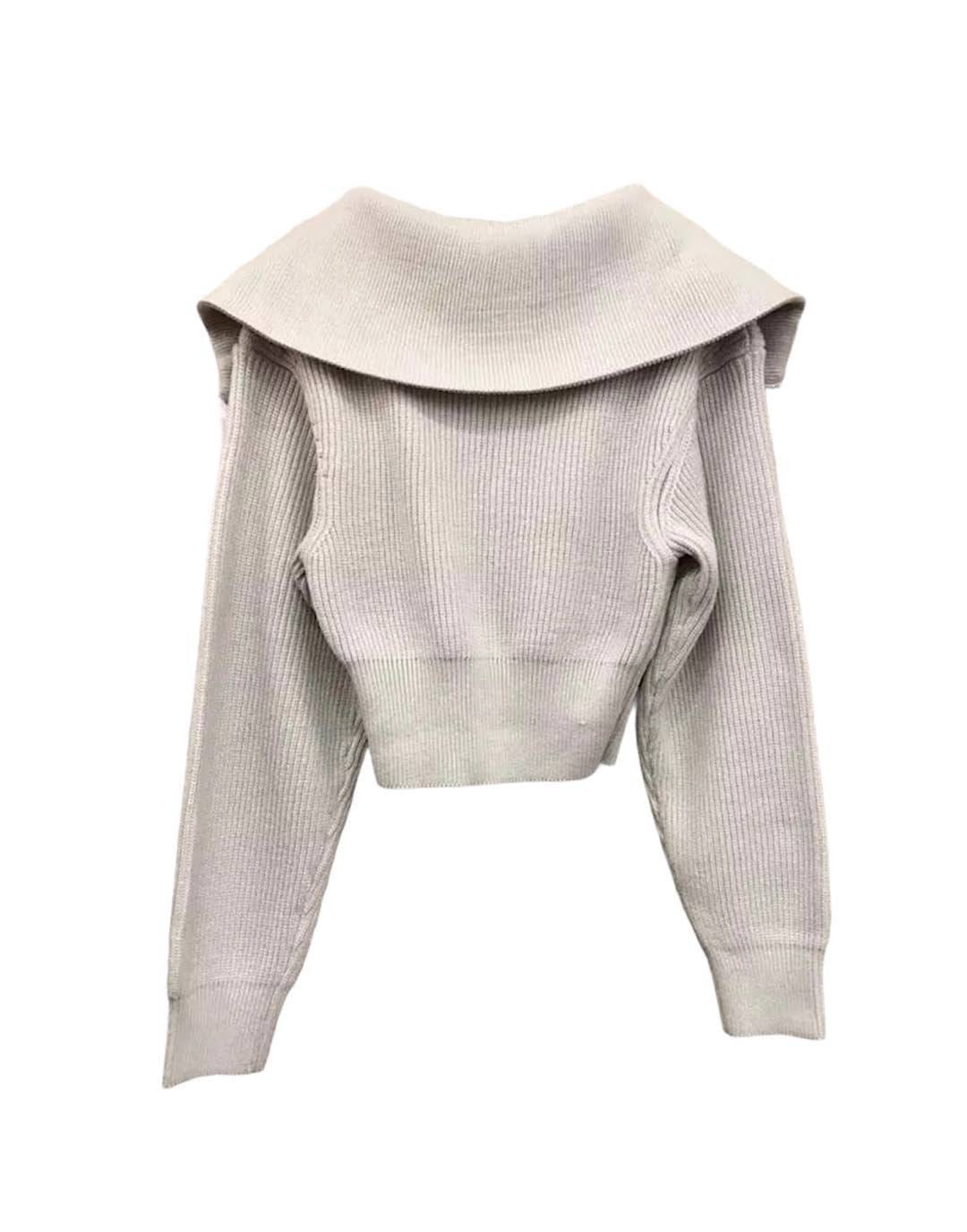 Two Piece Long Collar Sweater - Replica