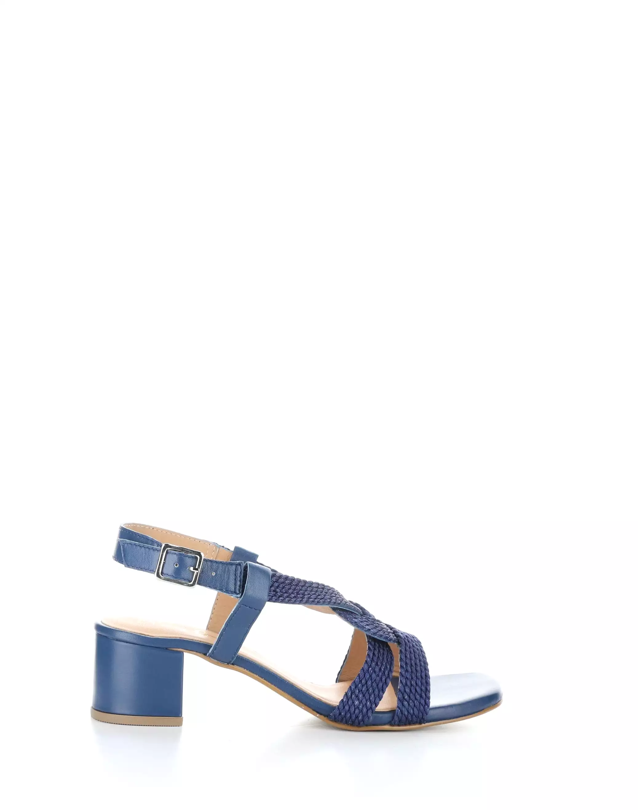 UPBEAT NAVY Buckle Sandals - Best Navy Buckle Sandals for a Cheerful Look.