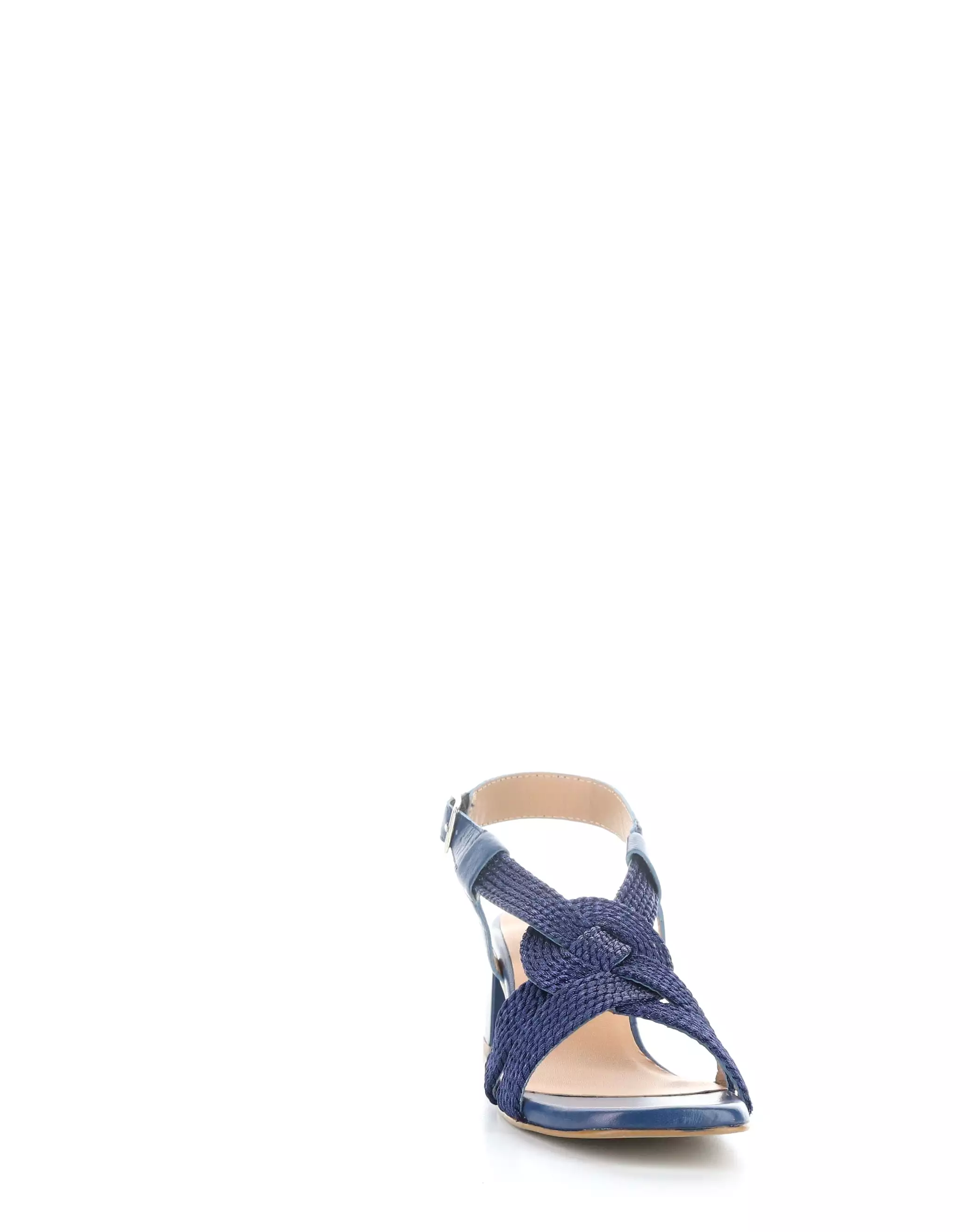 UPBEAT NAVY Buckle Sandals - Best Navy Buckle Sandals for a Cheerful Look.