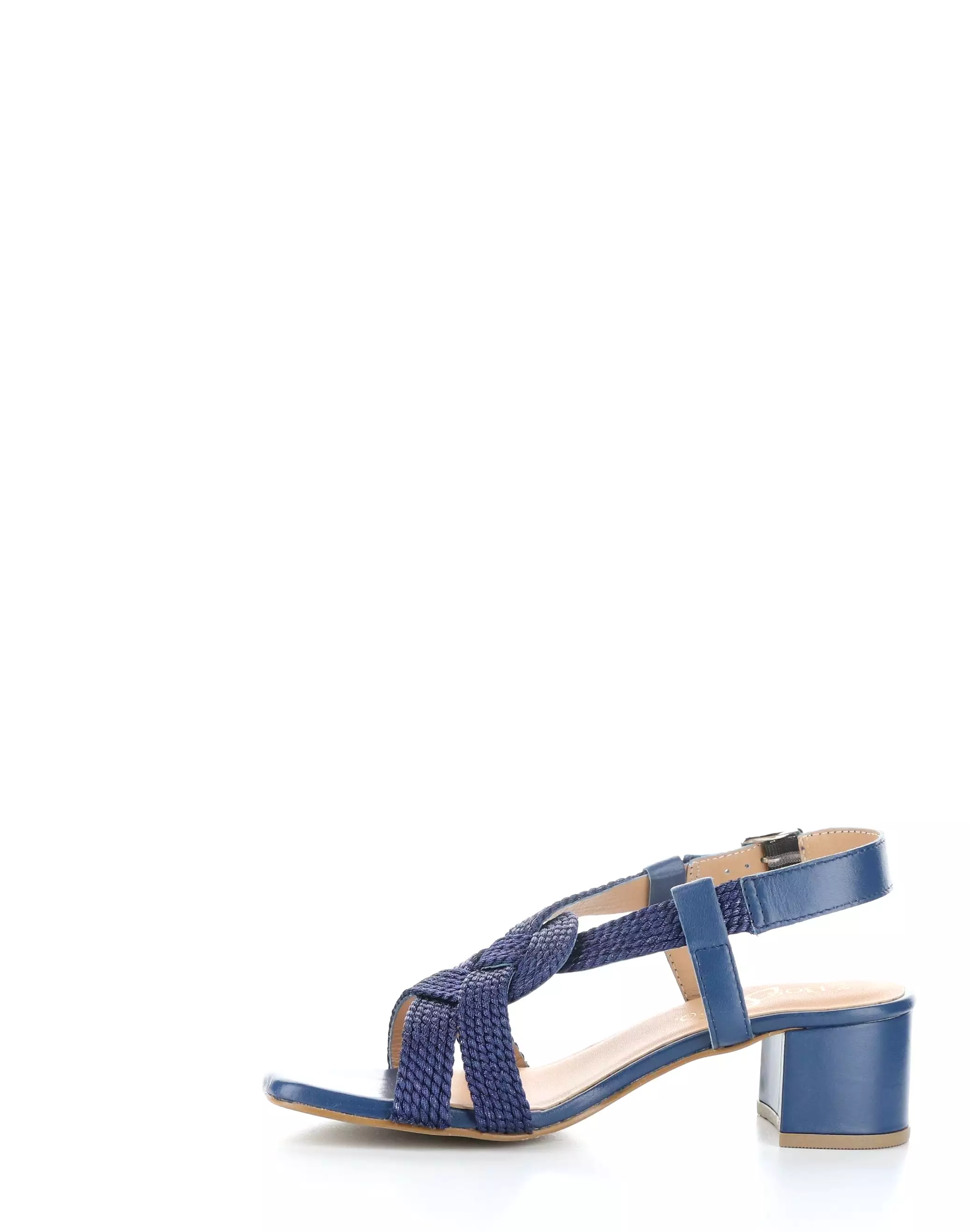 UPBEAT NAVY Buckle Sandals - Best Navy Buckle Sandals for a Cheerful Look.