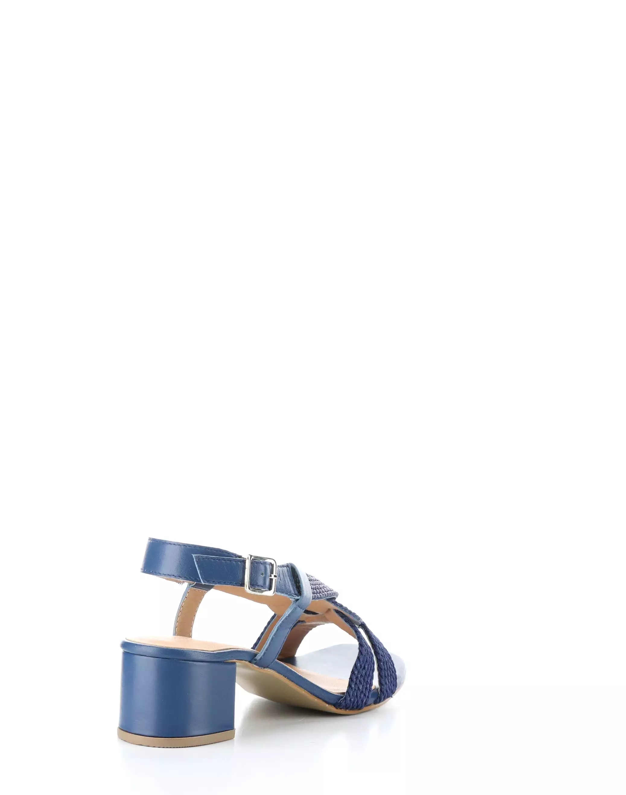 UPBEAT NAVY Buckle Sandals - Best Navy Buckle Sandals for a Cheerful Look.