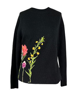 Valentino Floral Applique XS Jumper Sweater