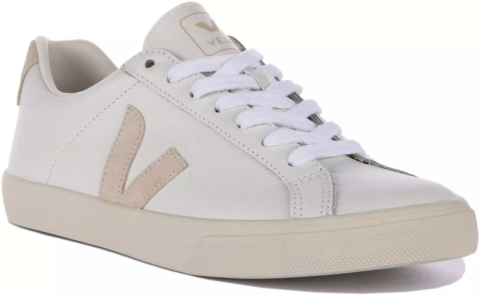 Veja Esplar white beige men's logo - buy now