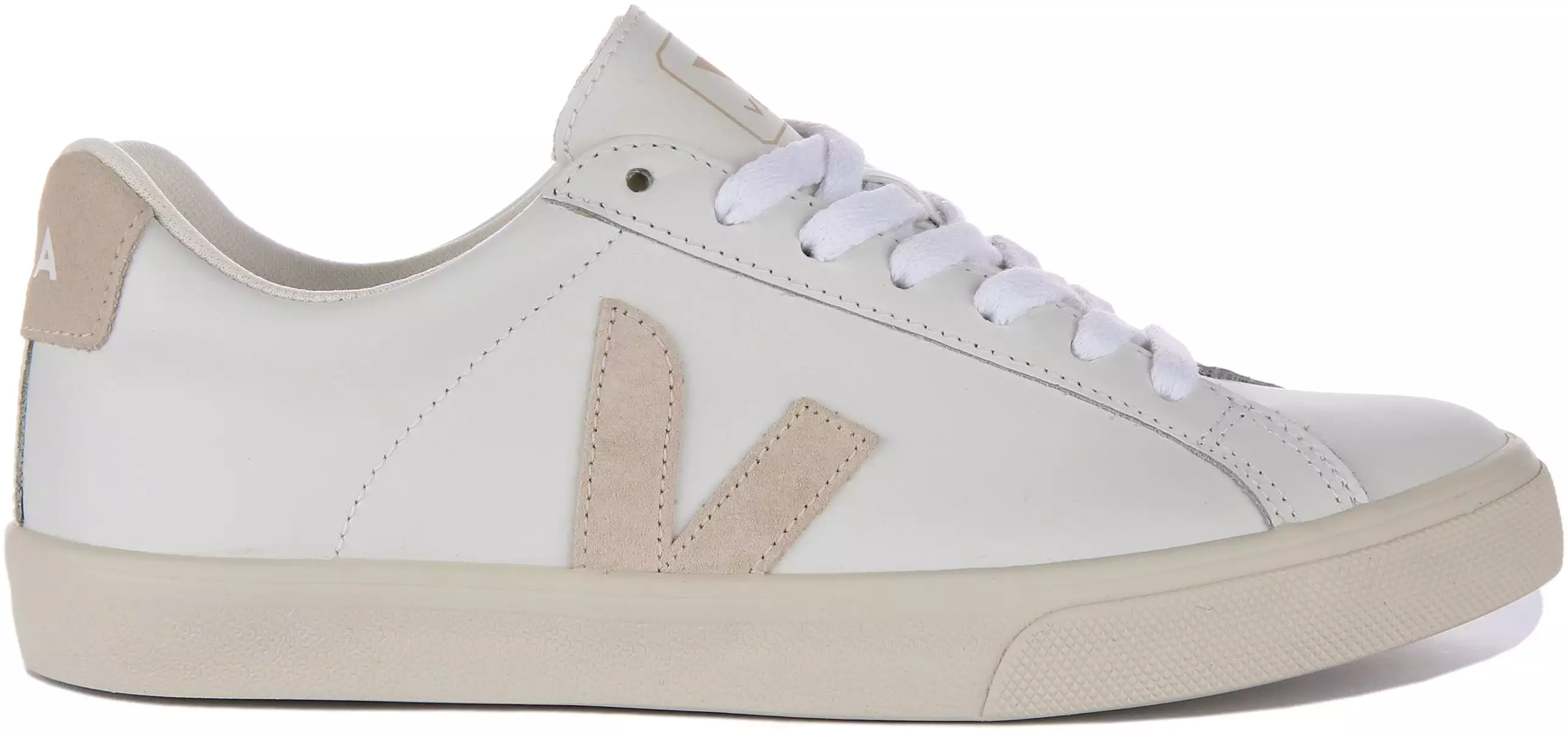 Veja Esplar white beige men's logo - buy now