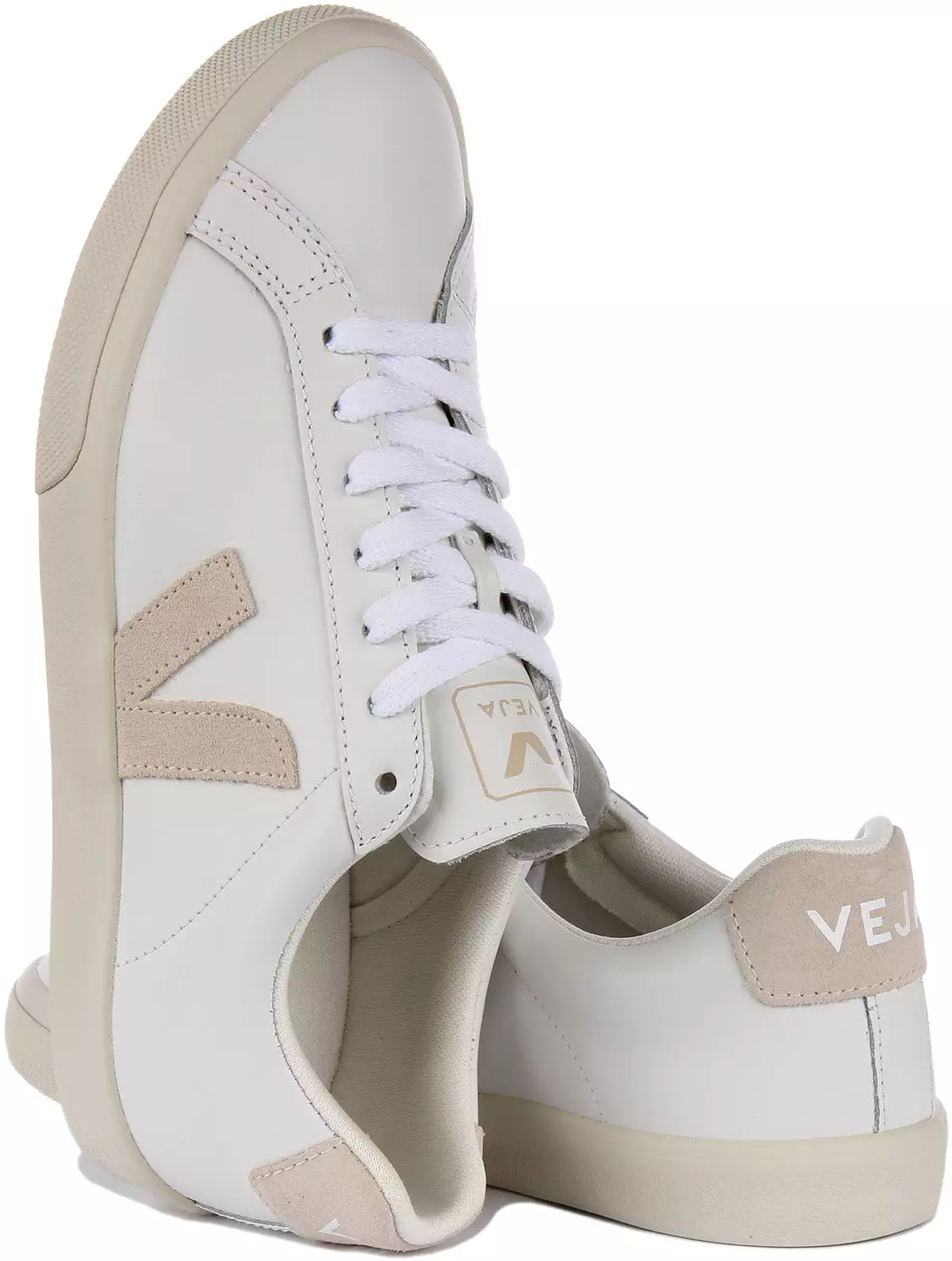 Veja Esplar white beige men's logo - buy now