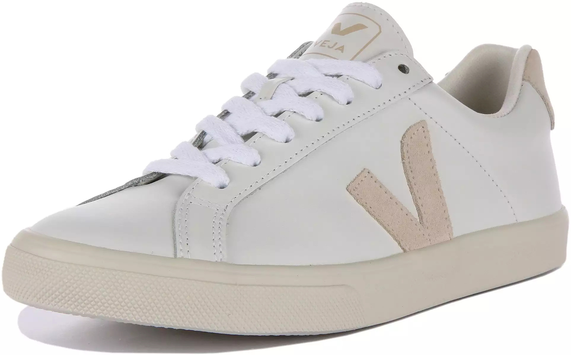 Veja Esplar white beige men's logo - buy now