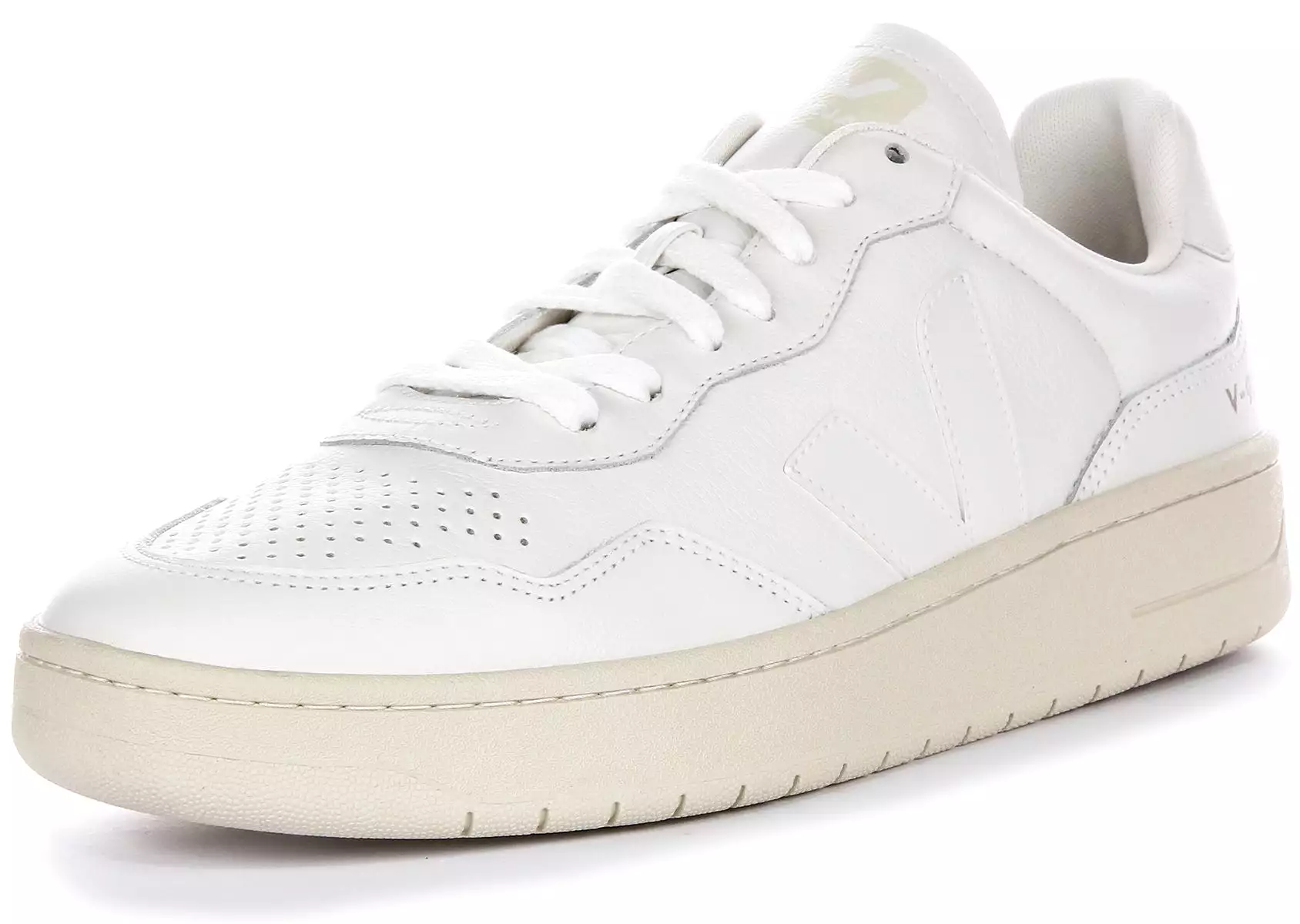 Veja V 90 Off White Leather Men's Sneakers