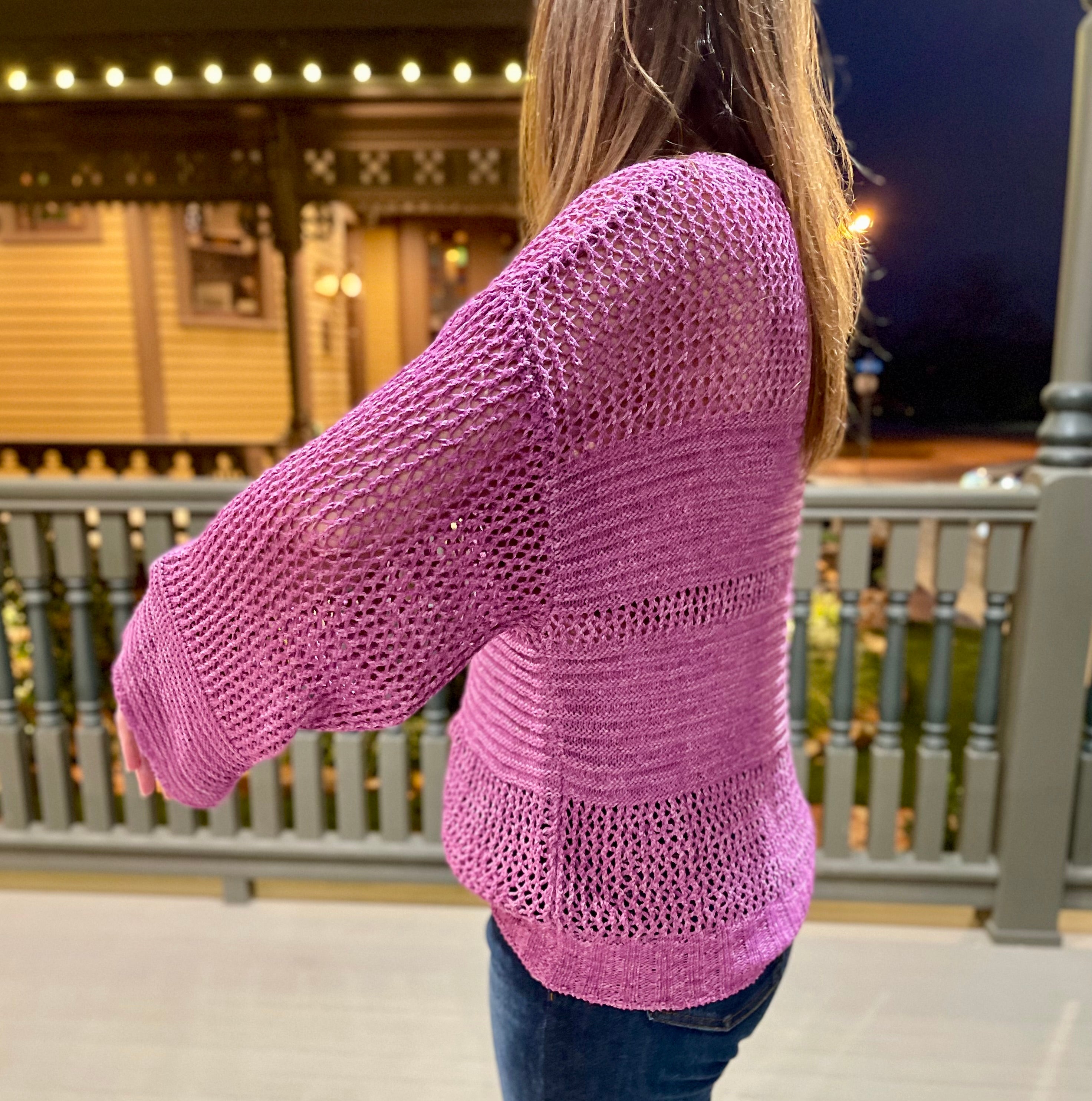 Vibrant Purple Sweater