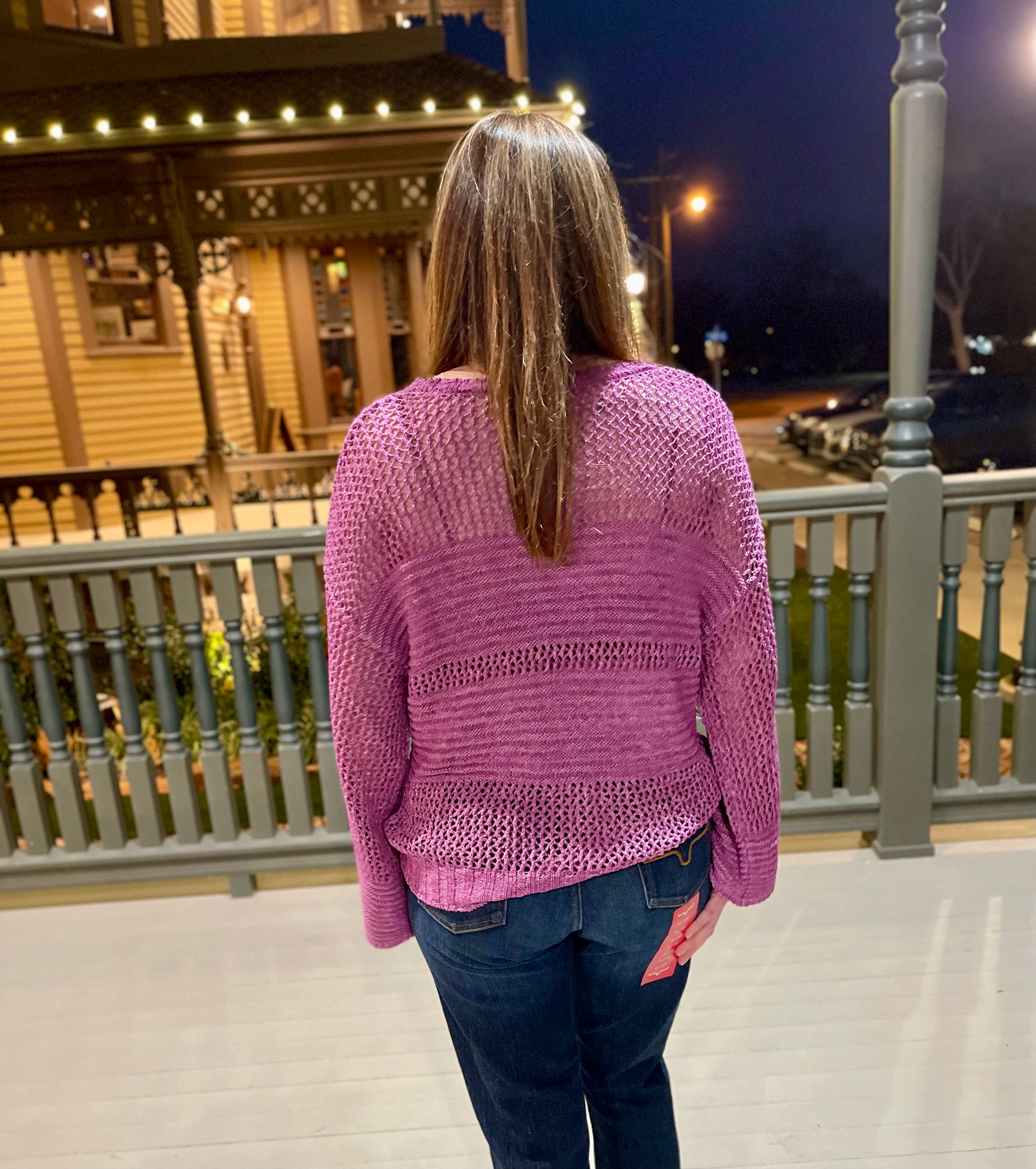 Vibrant Purple Sweater