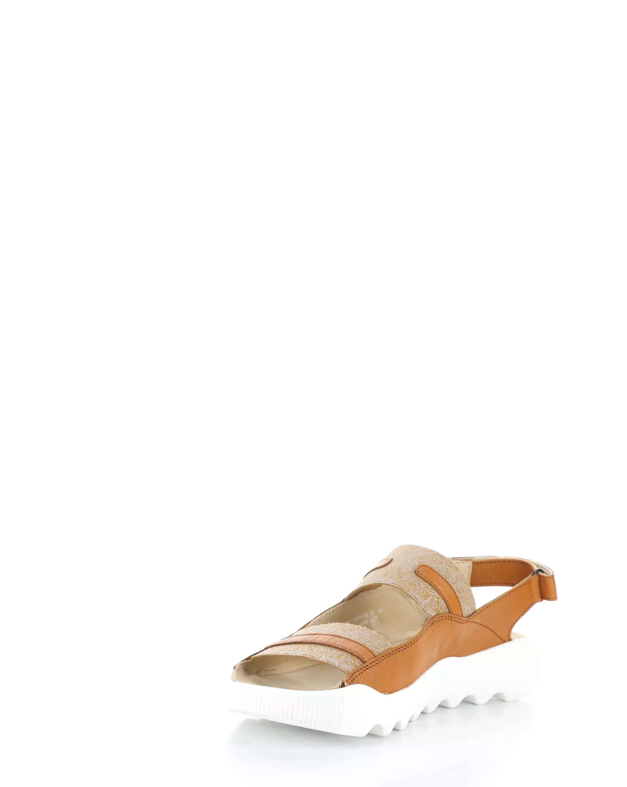 WHEB749SOF 005 Sandals - Warm Orange Velcro Sandals