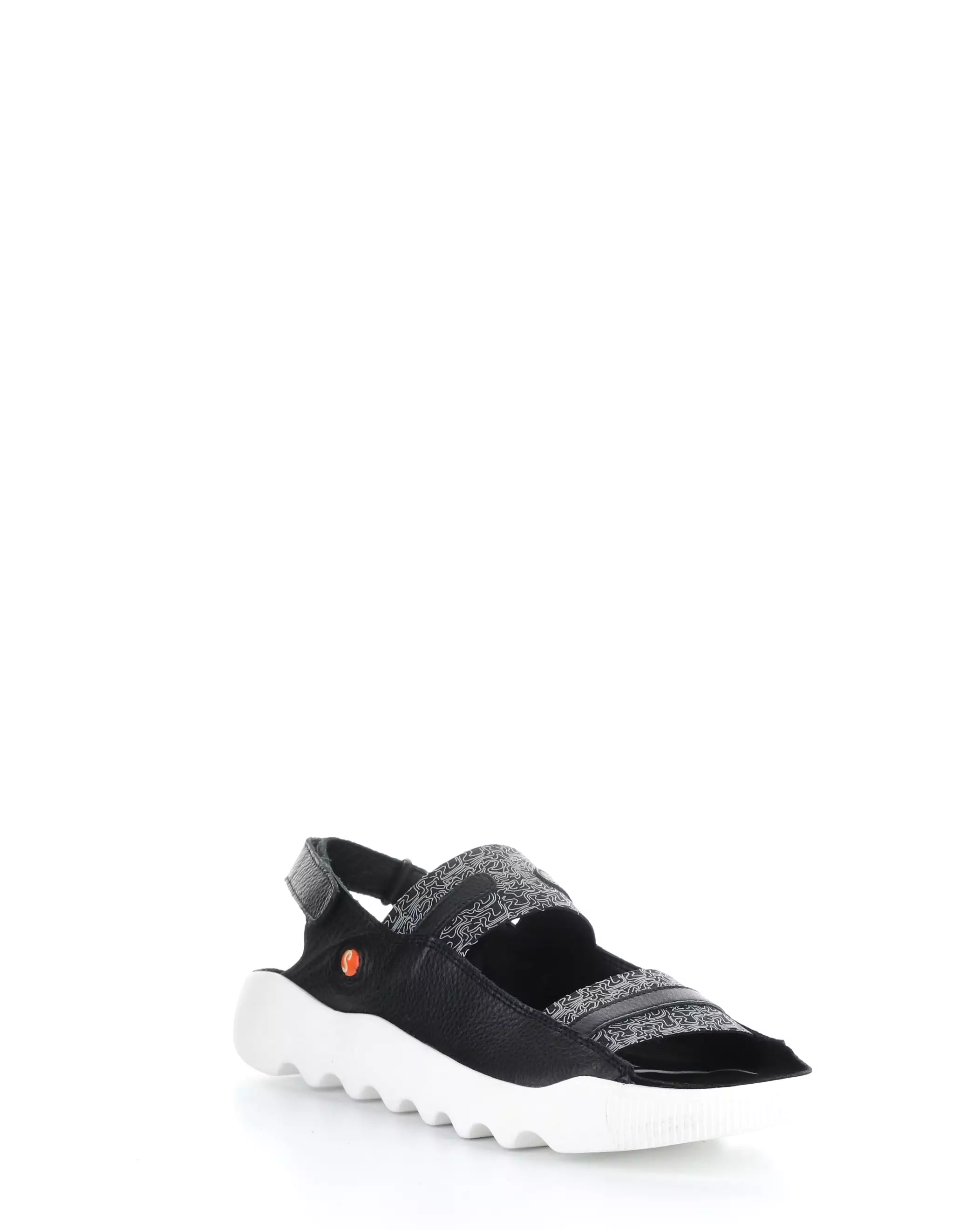 WHEB749SOF Black Velcro Sandals