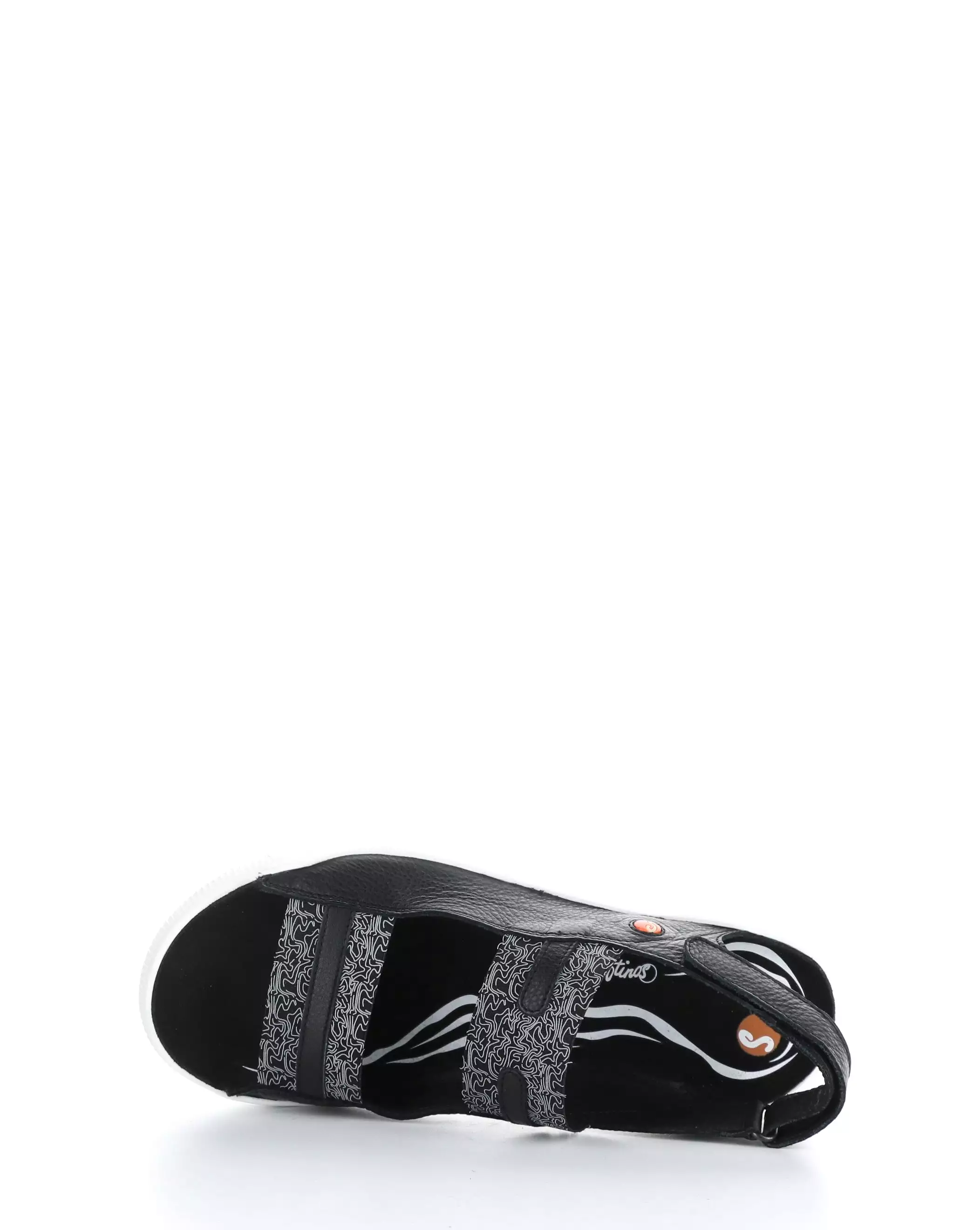 WHEB749SOF Black Velcro Sandals