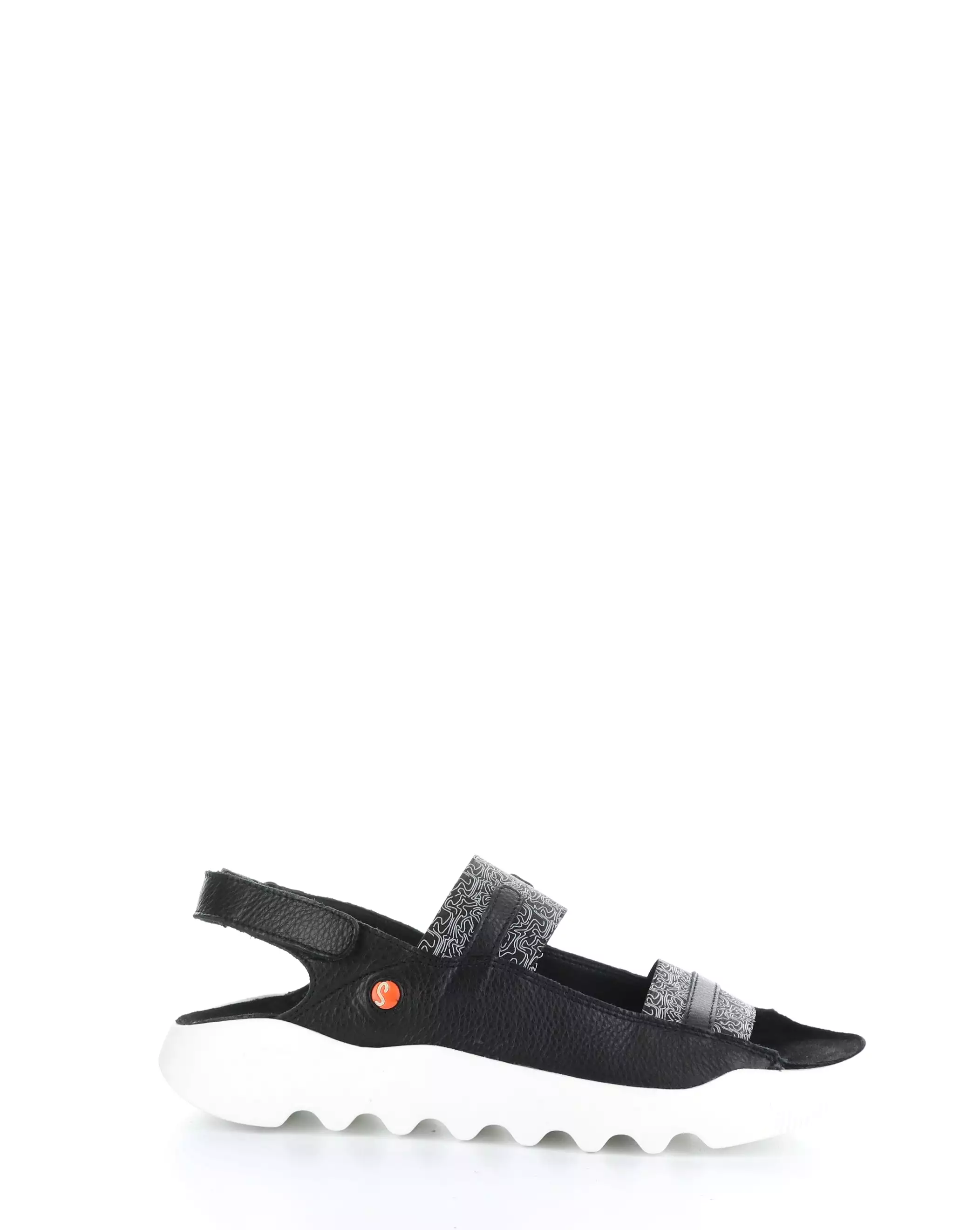 WHEB749SOF Black Velcro Sandals