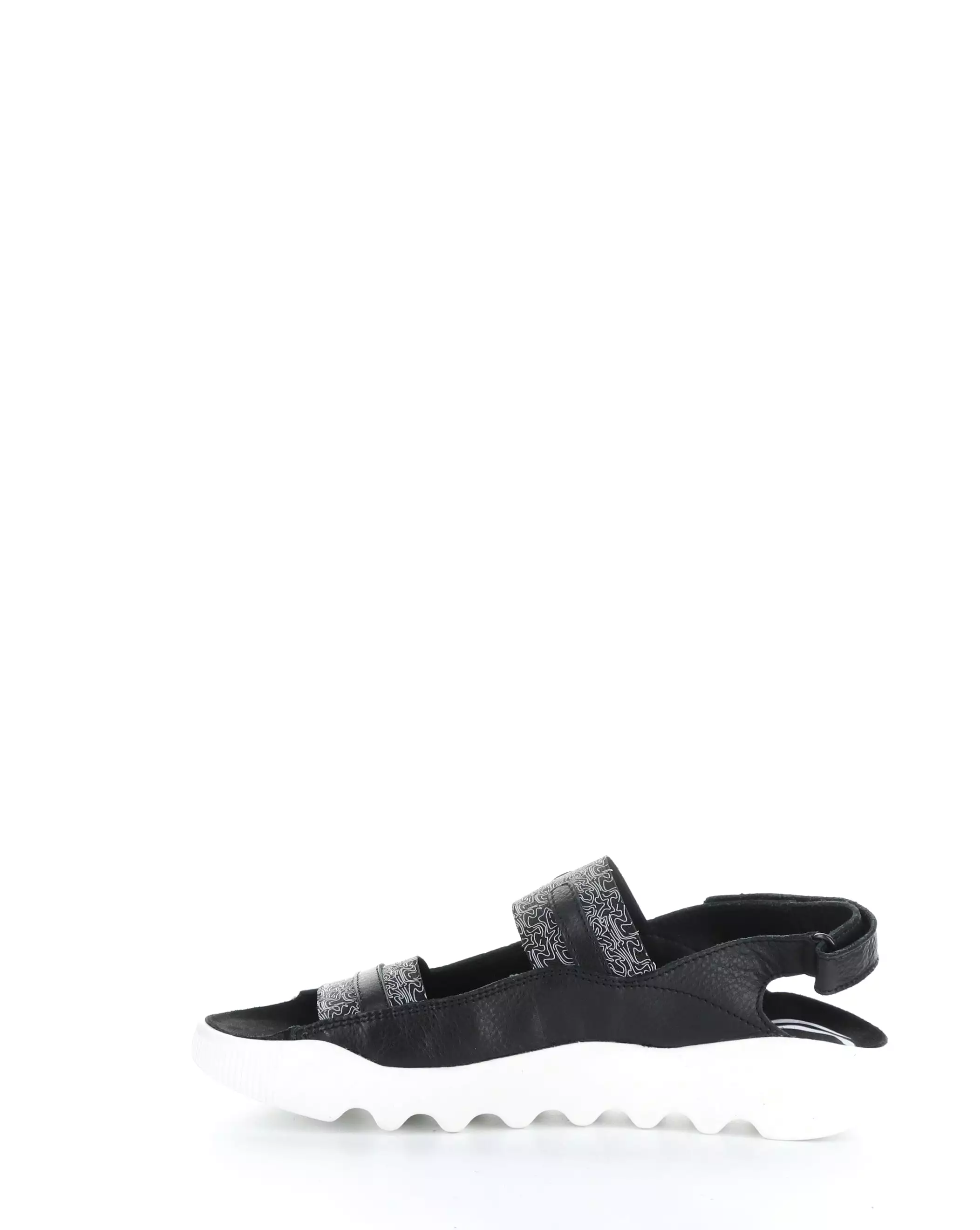 WHEB749SOF Black Velcro Sandals