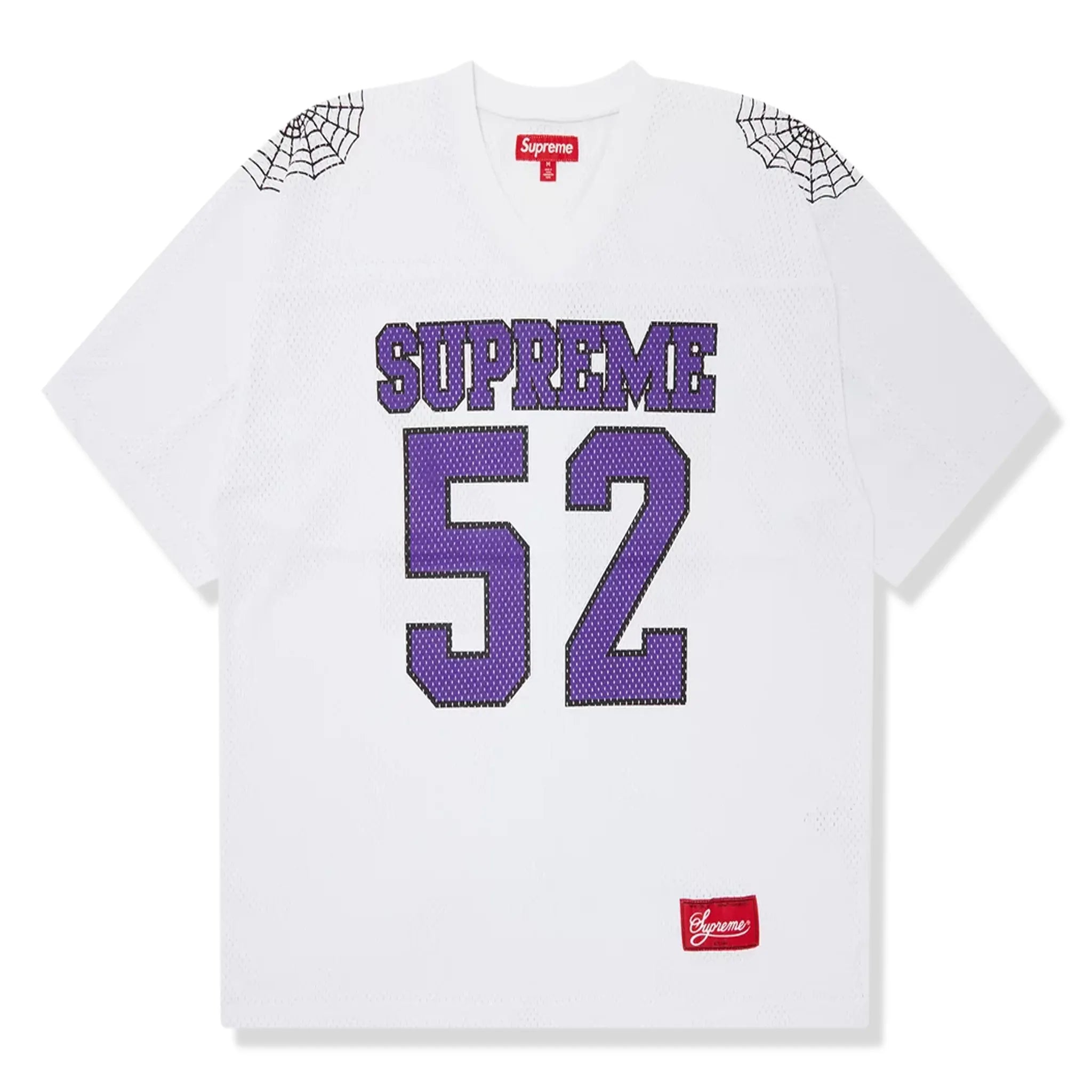 White Football Jersey - Supreme Spiderweb Result.