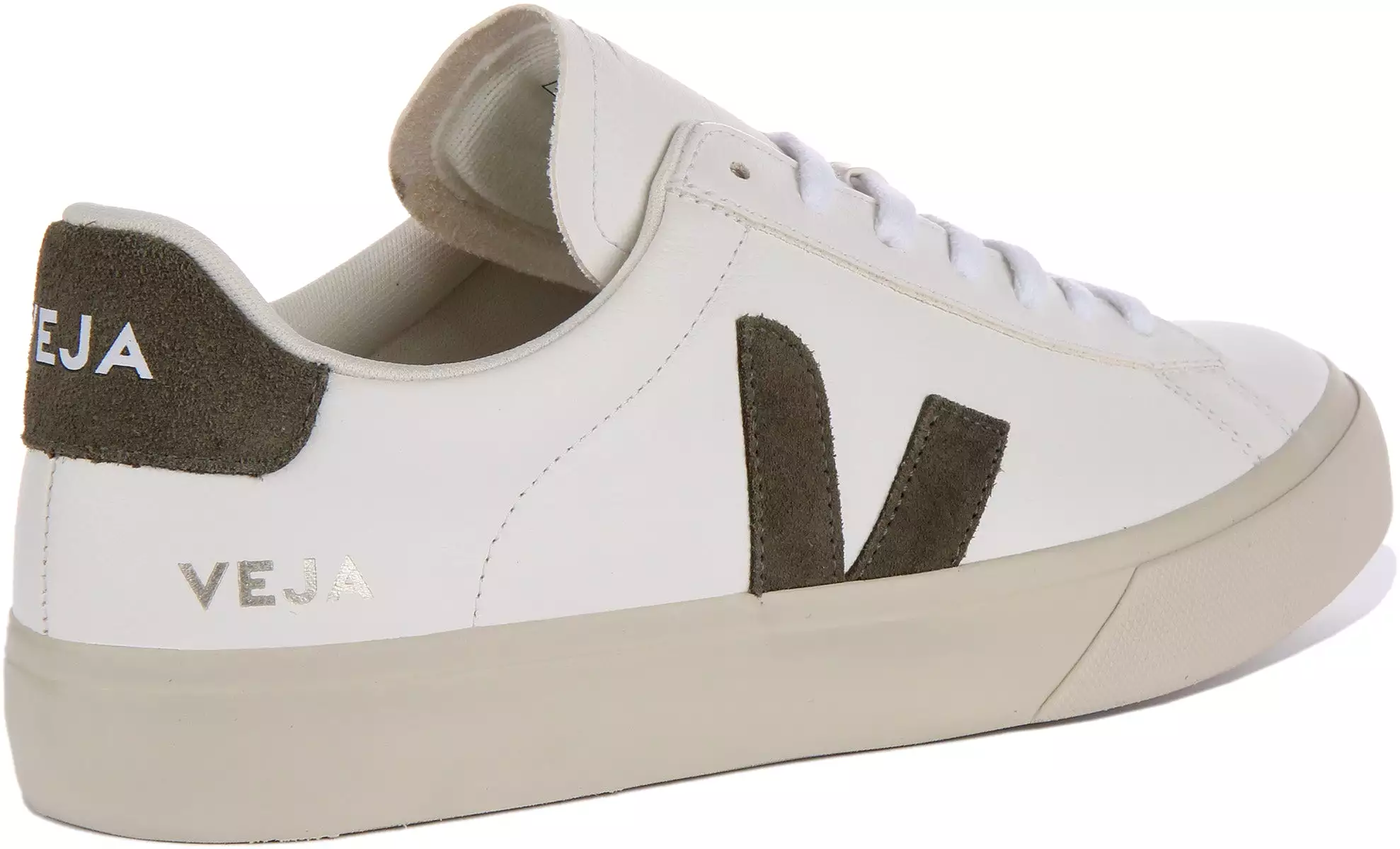 White Men's Veja Campo Chromefre Shoes