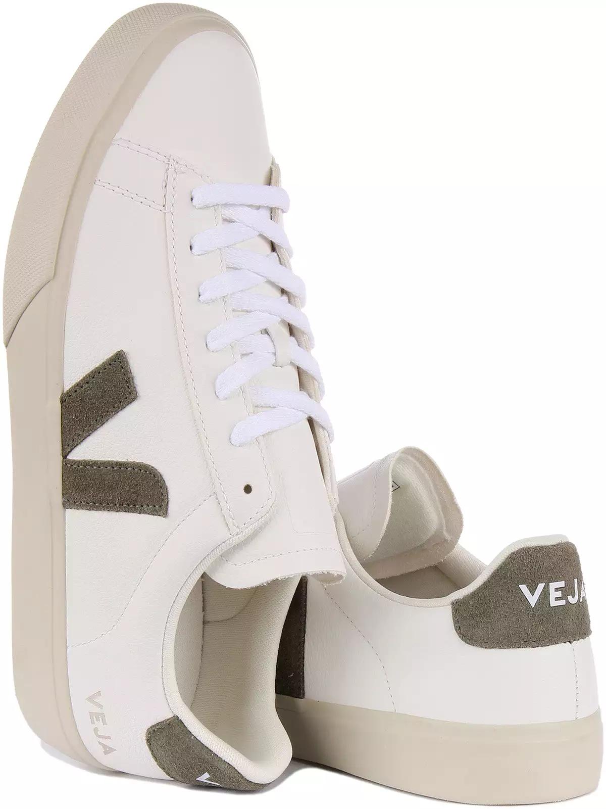 White Men's Veja Campo Chromefre Shoes