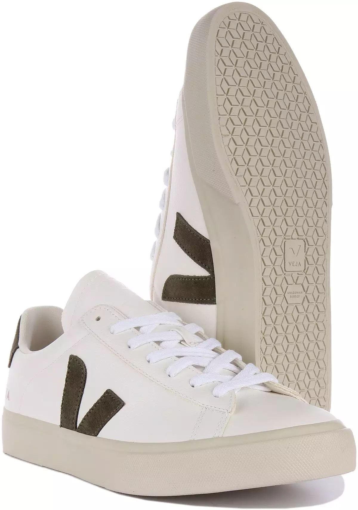 White Men's Veja Campo Chromefre Shoes