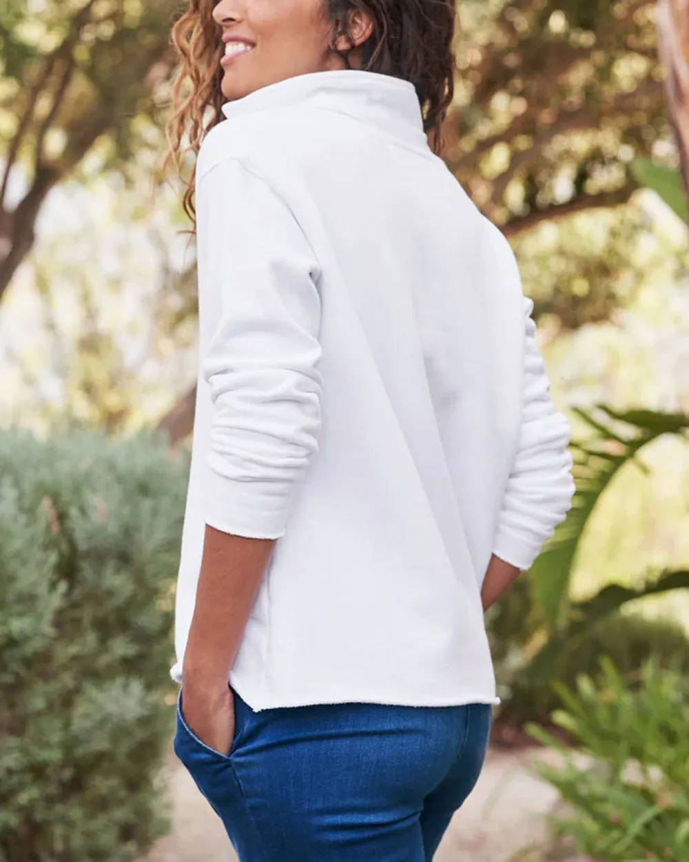 White Patrick Popover Henley