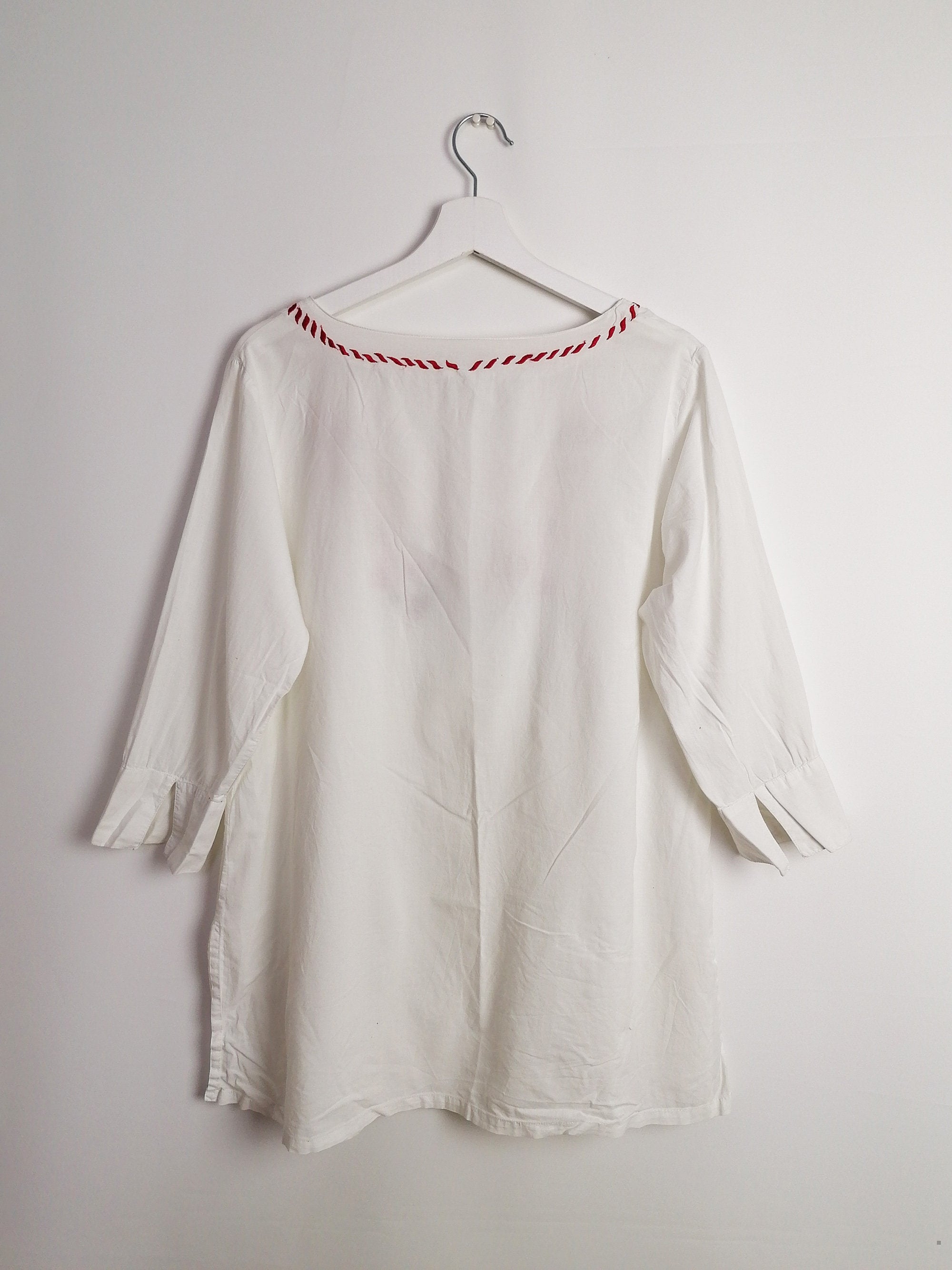 White Tunic Beach Top Kaftan