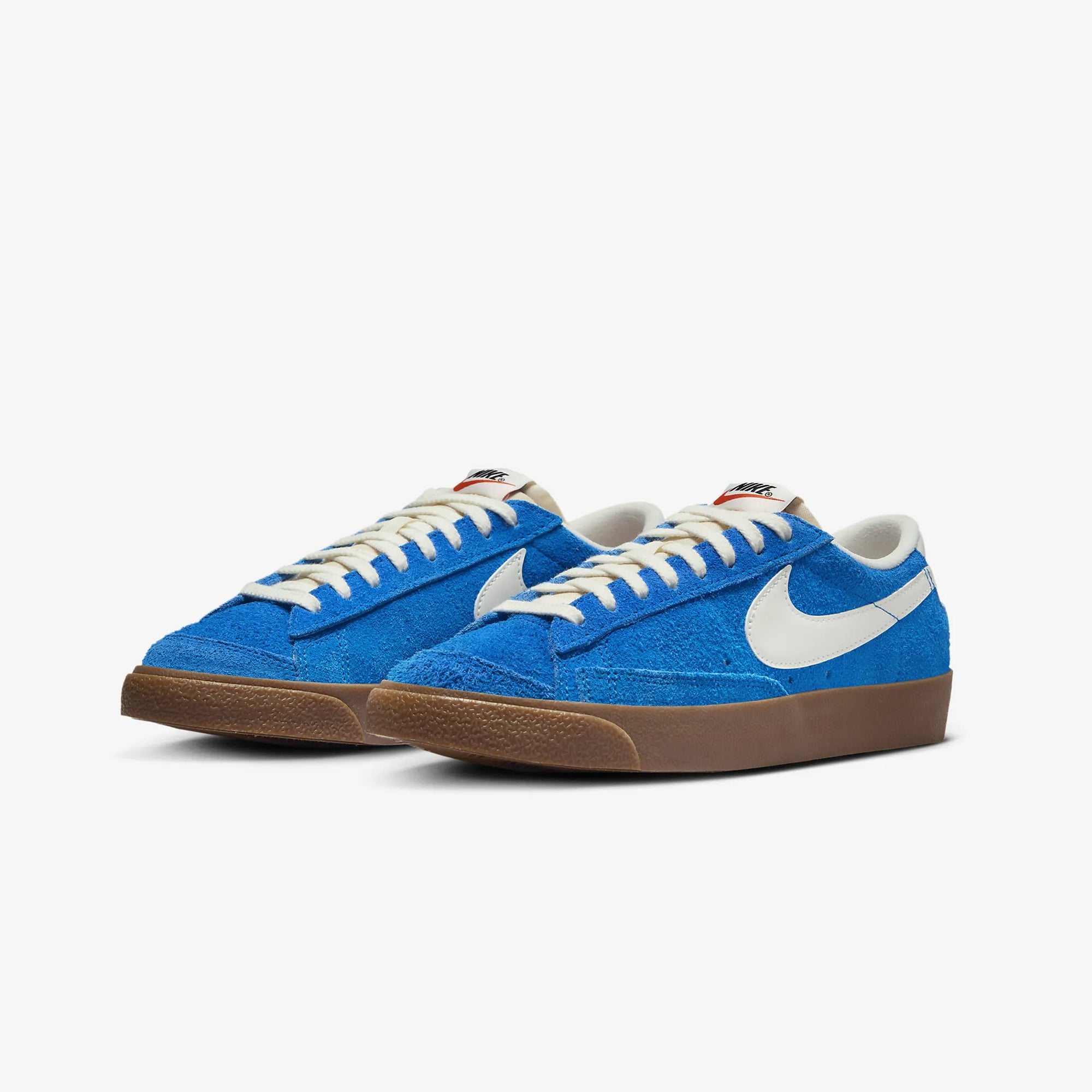 WMN'S BLAZER LOW '77 Blue Vintage, Sail-Gum Med Brown-Black