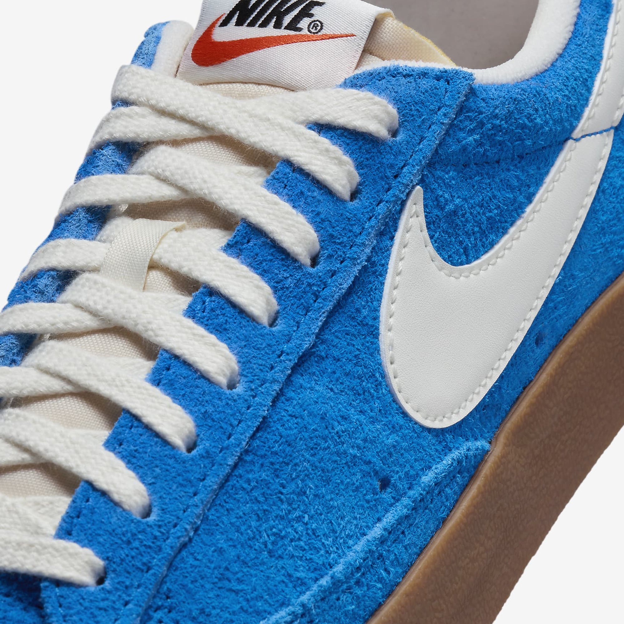 WMN'S BLAZER LOW '77 Blue Vintage, Sail-Gum Med Brown-Black