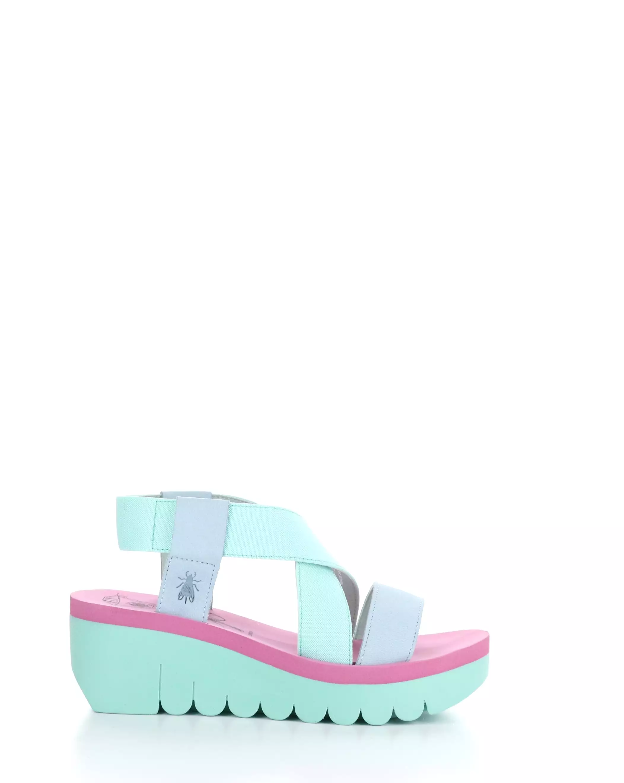 YABI922FLY 008 Sky Blue Mint Lilac Round Toe Sandals